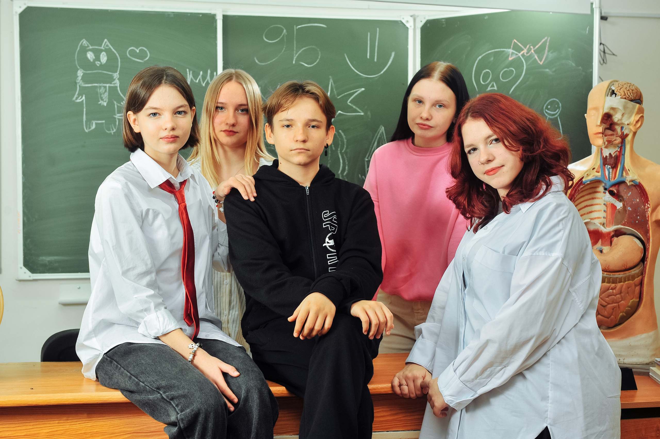 Школьная фотография. Фотограф Евгений Ситников