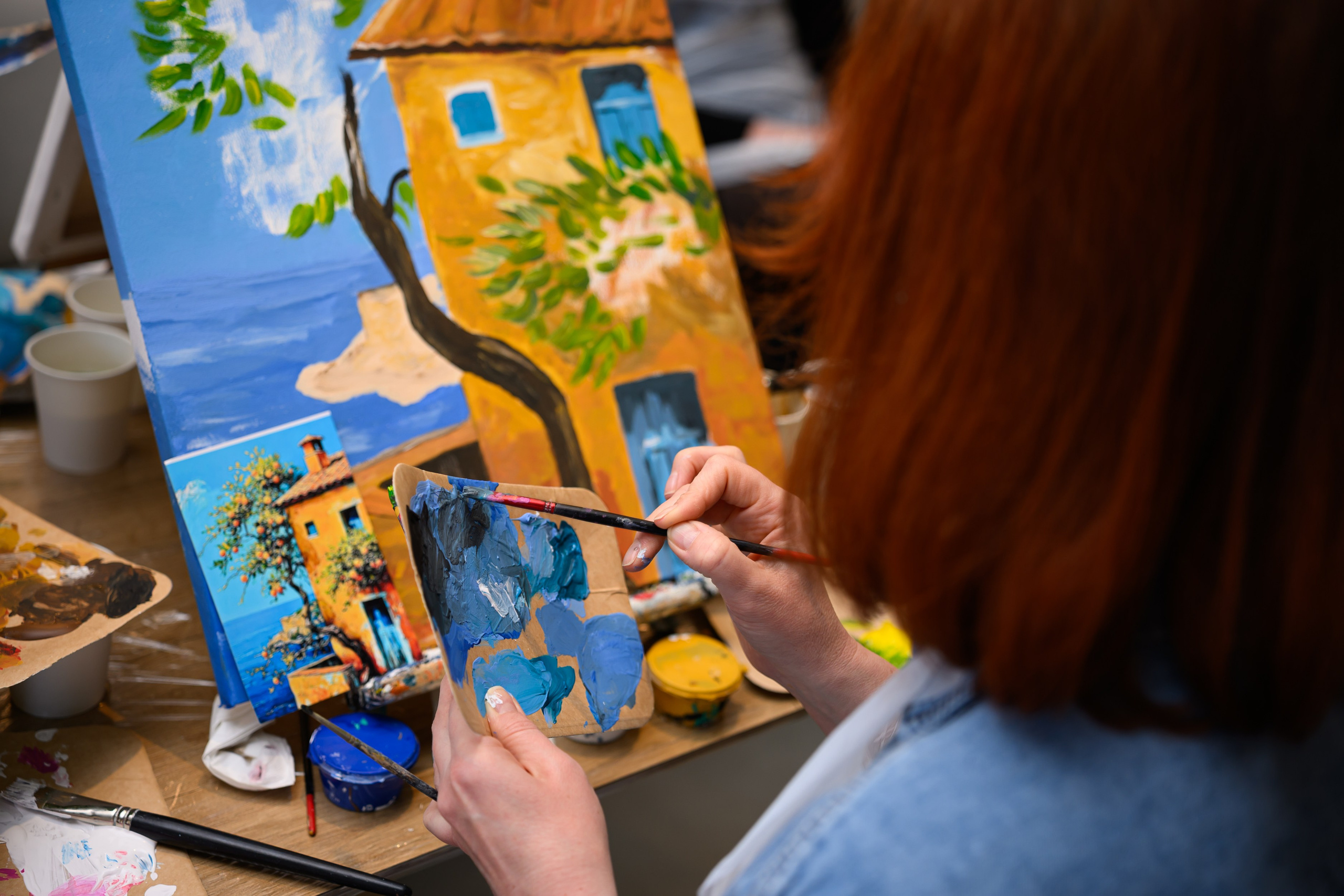 Съемка творческой встречи в Казанском ресторане