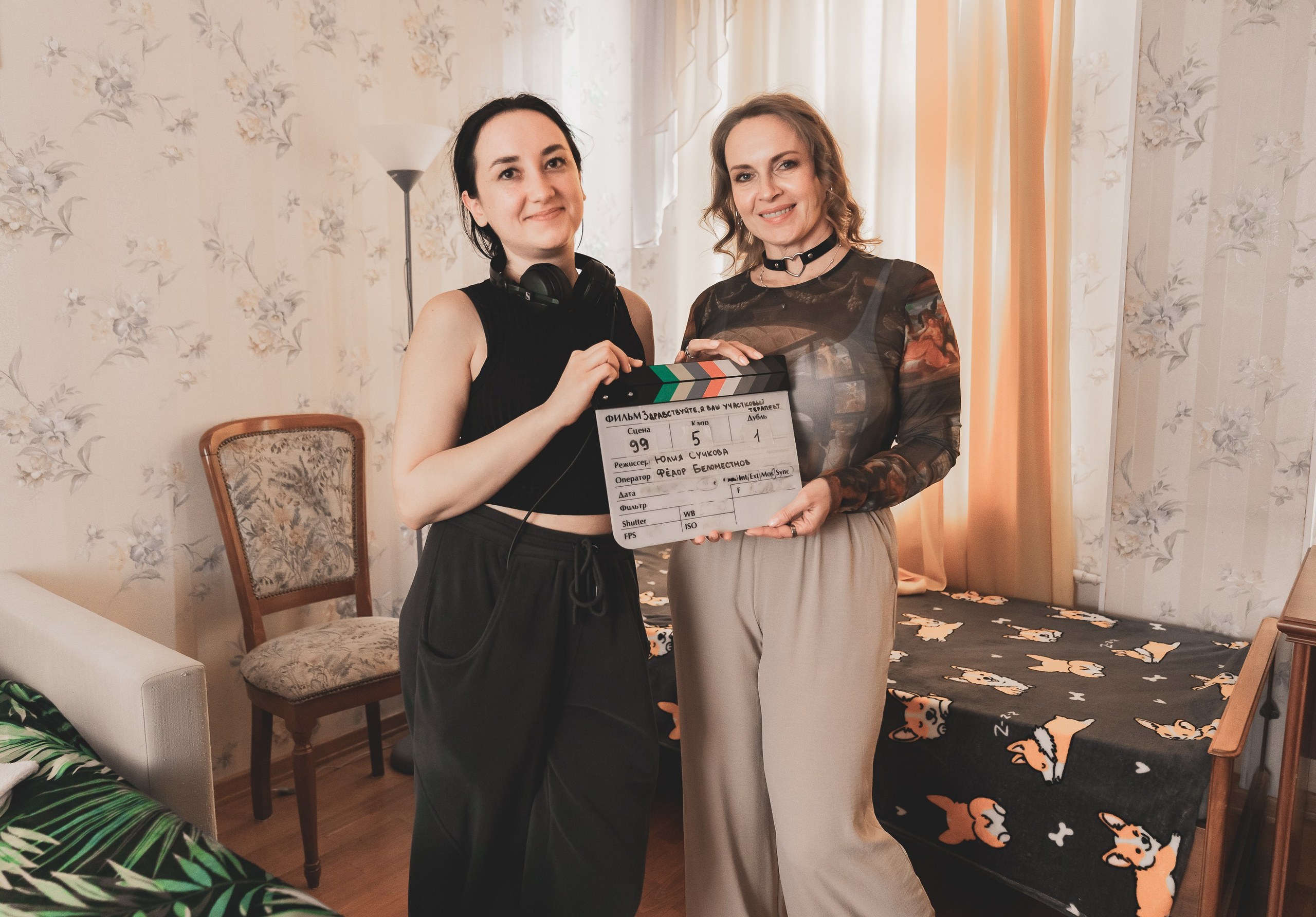 Бэкстейдж короткометражки «Здравствуйте, я ваш участковый терапевт» | Репортажный фотограф СПб Евгений Мальцев