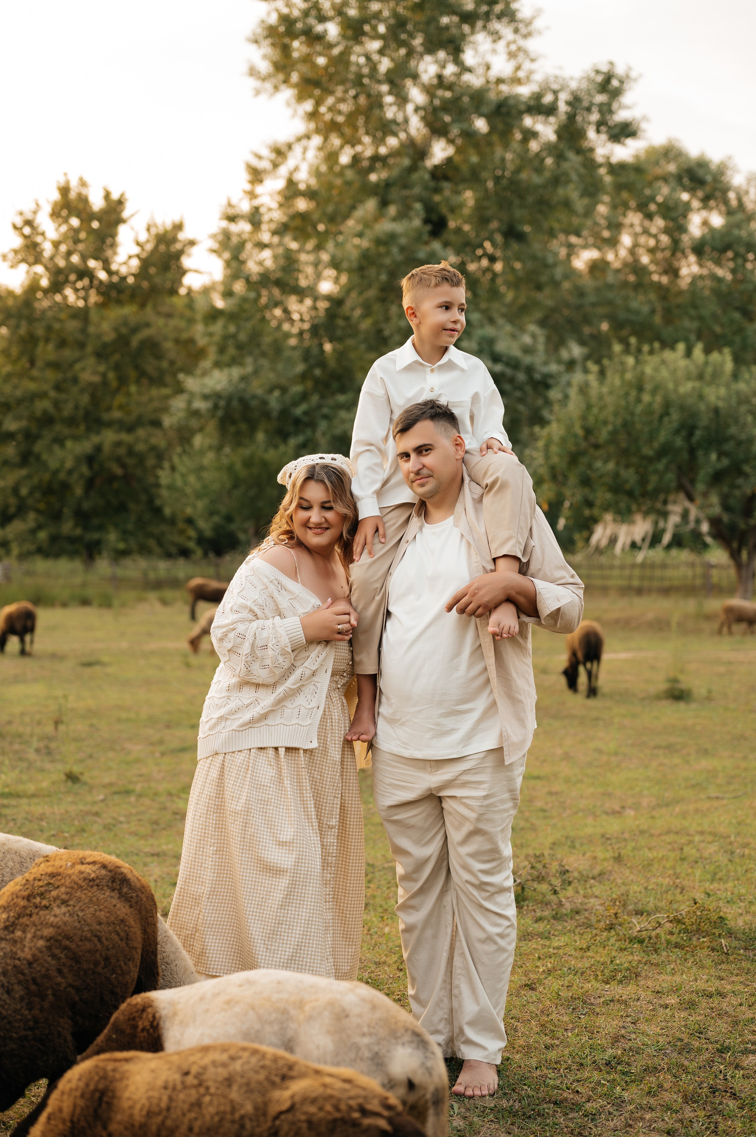 Семейная фотосессия на ферме. Свадебный и семейный фотограф в Краснодаре Алина Мельник