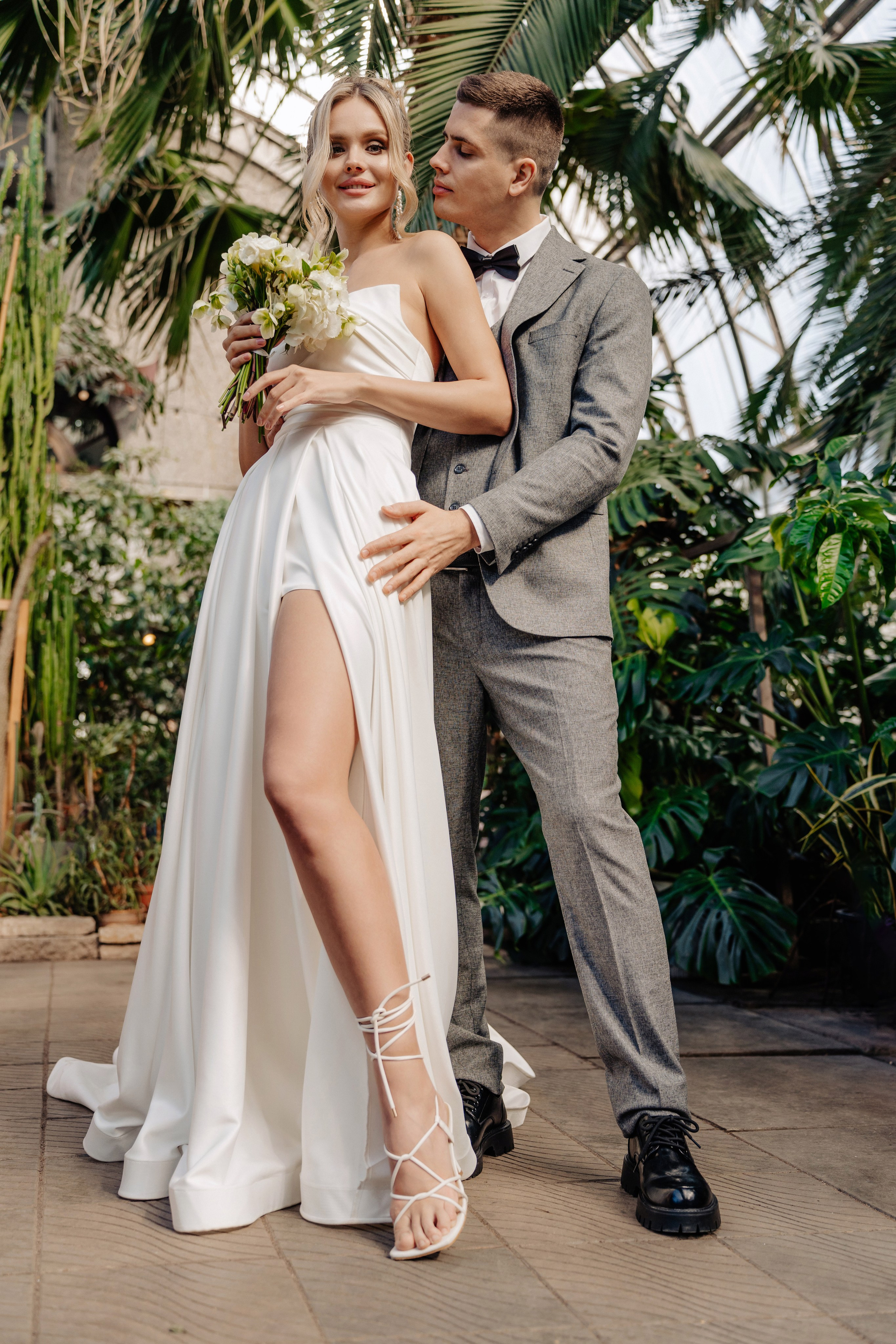 Свадебная в оранжерее. Михаил и Виктория. Фотограф Сергей Лукьяненко