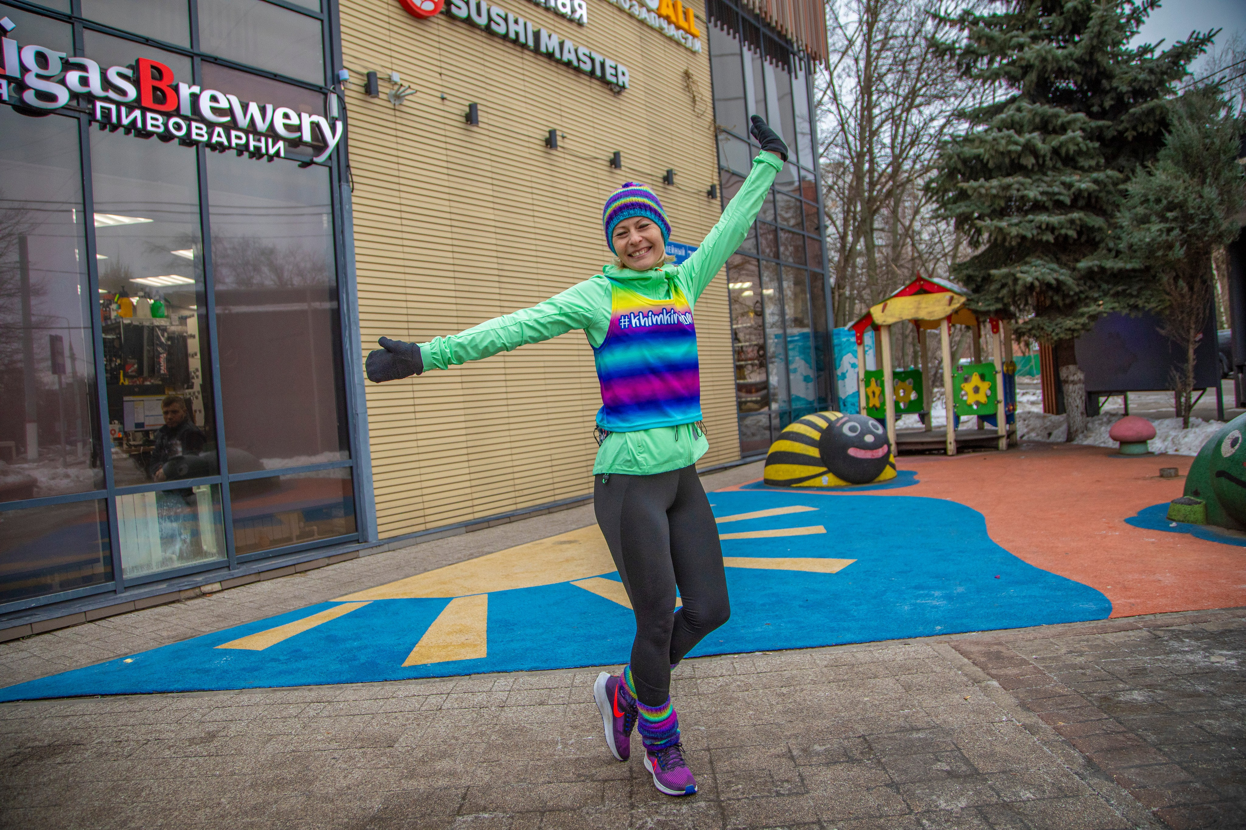 Марафон у дома, этап Химки 22.12.24. Фотограф Сергей Ловкий