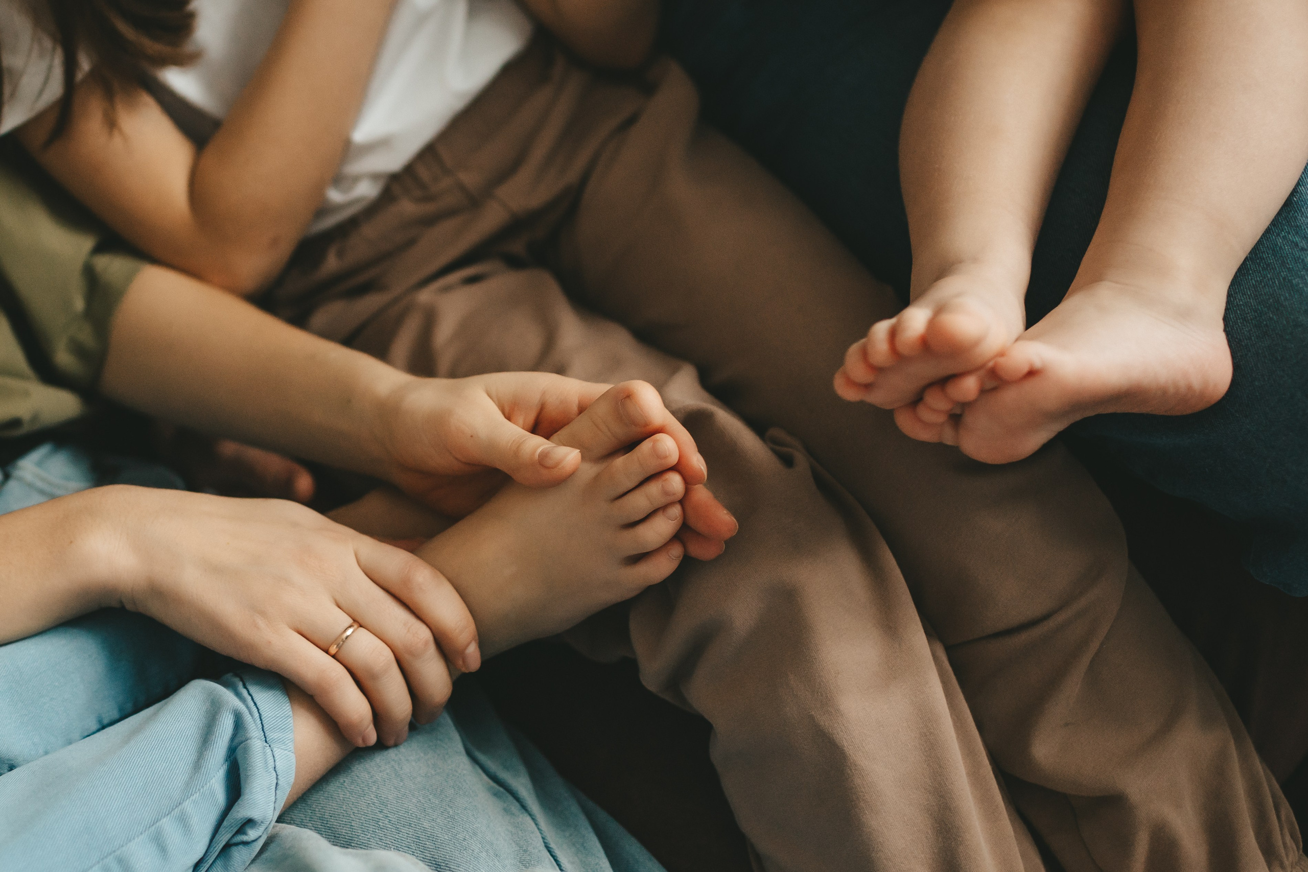 Семья Пети и Алёны (домашняя фотосессия). Семейный и детский фотограф и видеограф в Москве, Дрокина Наталья