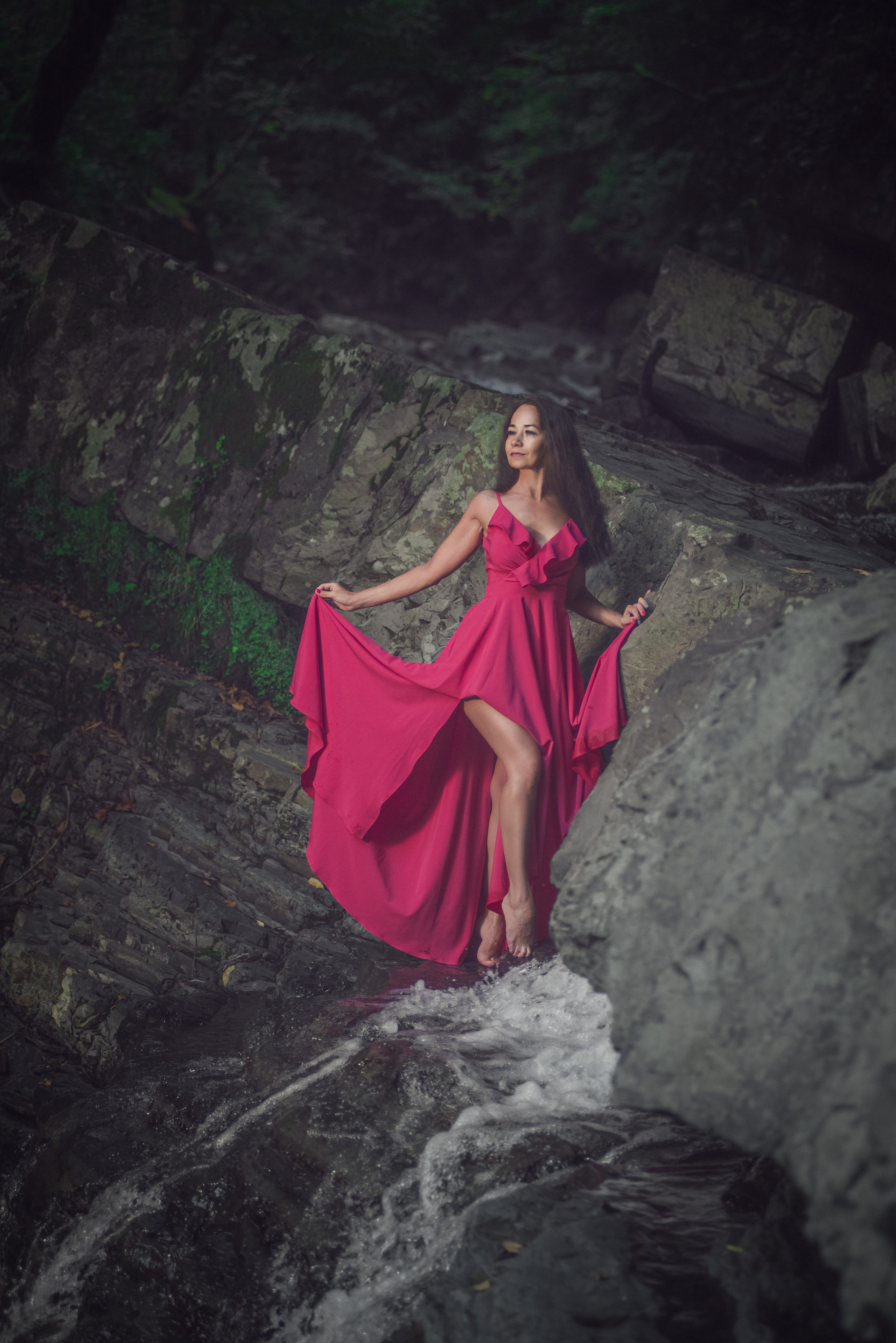 Водопадная история с Ульяной. Фотограф в Сочи Сергей Чекалин