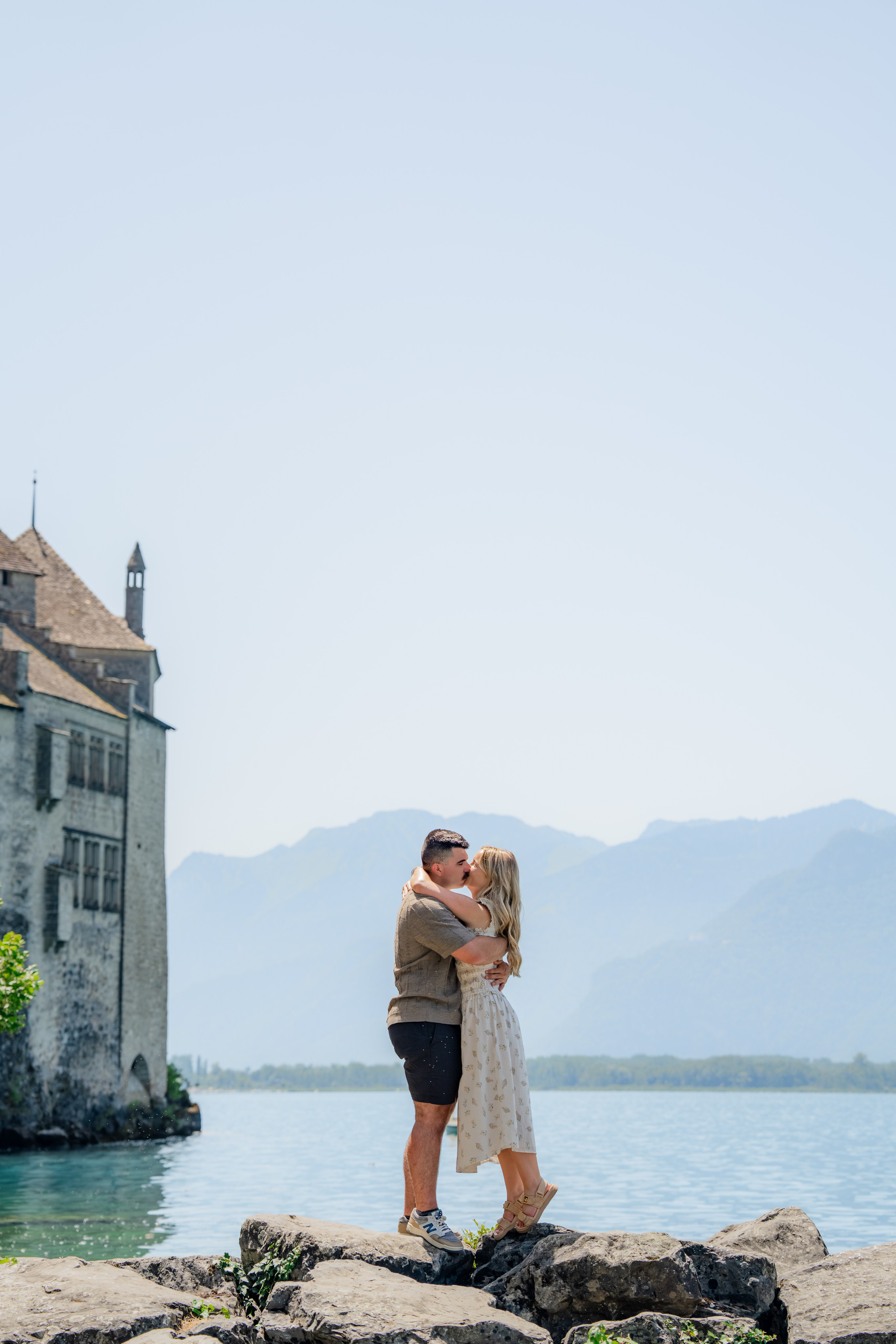 Brooklyn & Dakota | Proposal Montreux. Профессиональный свадебный фотограф в Женеве и Швейцарии | Таня Вовчецкая