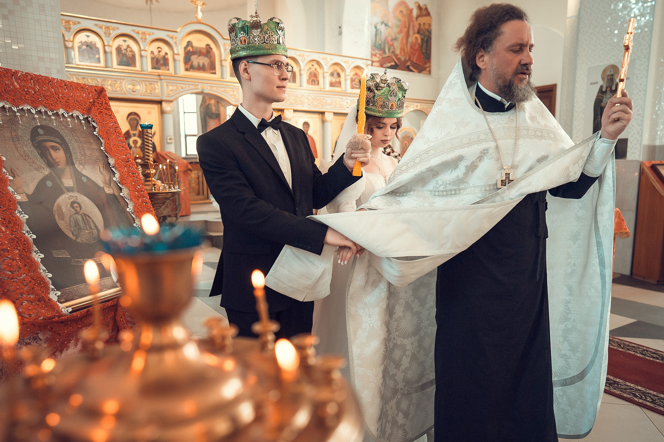 Венчание Анастасии и Никиты. Фотограф на Крещение и Венчание в Красноярске Рамазанова Юлия