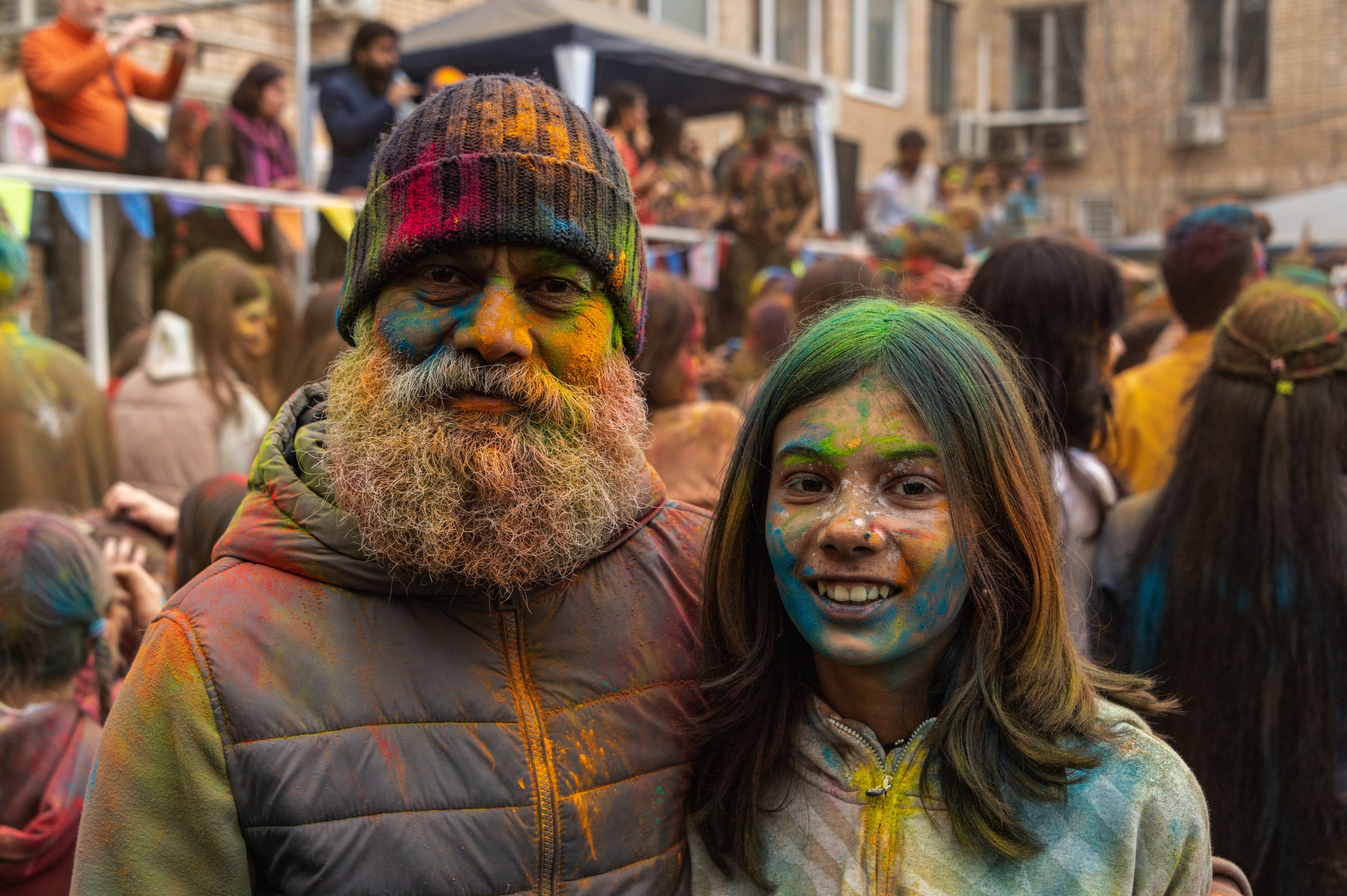 Праздник Холи в Москве. Фотограф Роман Адлер