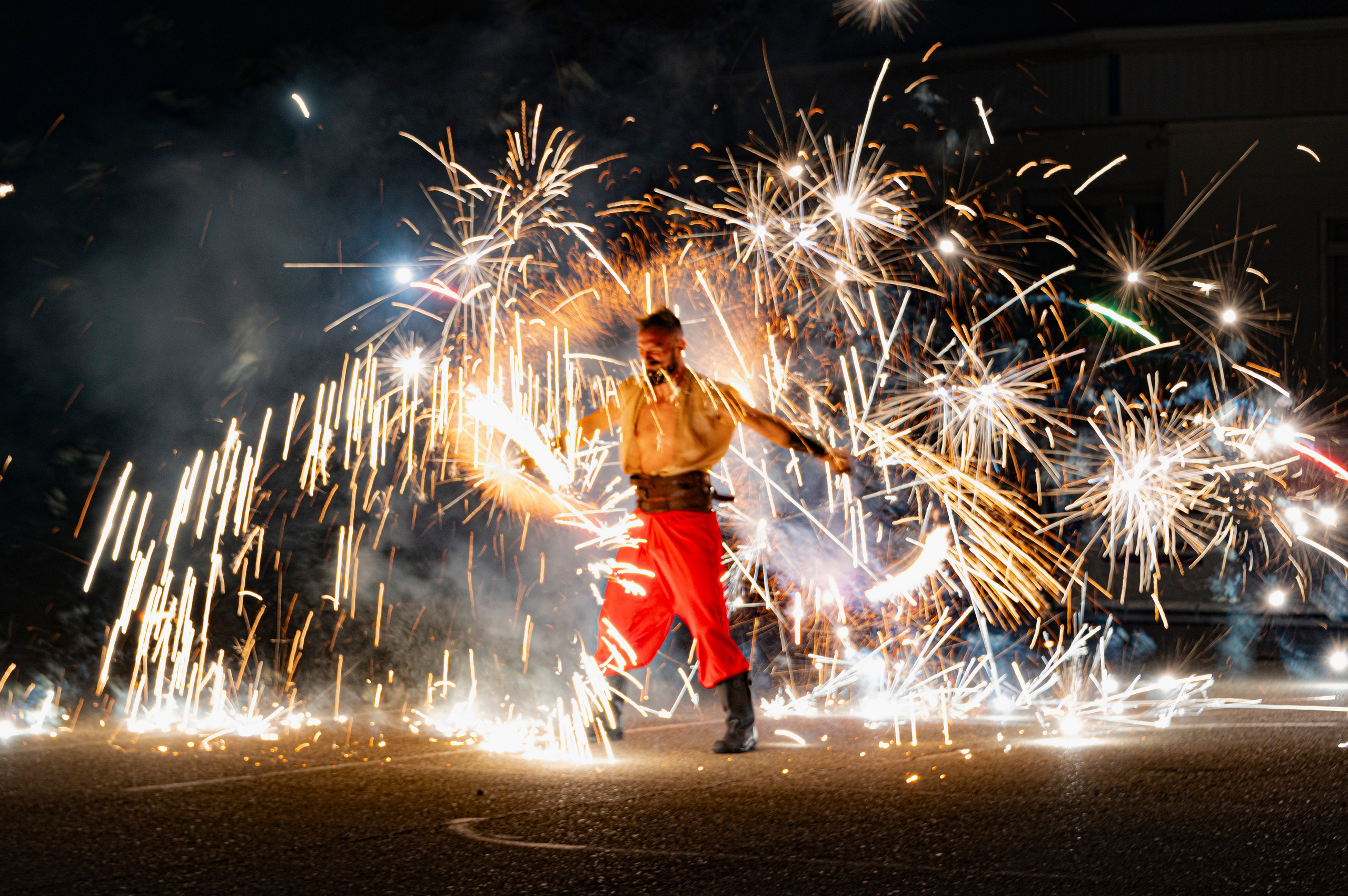 Файершоу. Фотограф Роман Адлер
