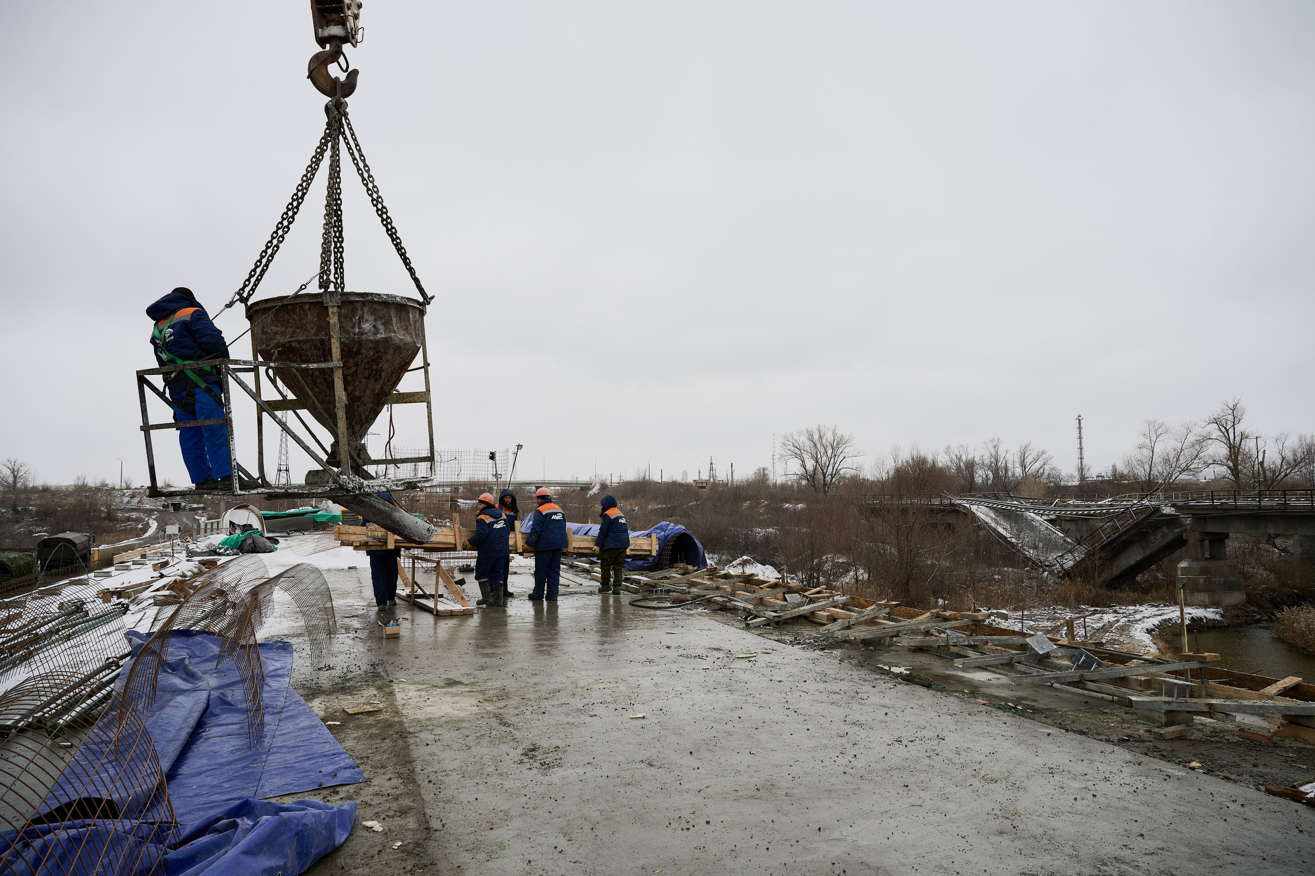 Северодонецк (Луганская область). Декабрь 2024. Фотограф Роман Адлер