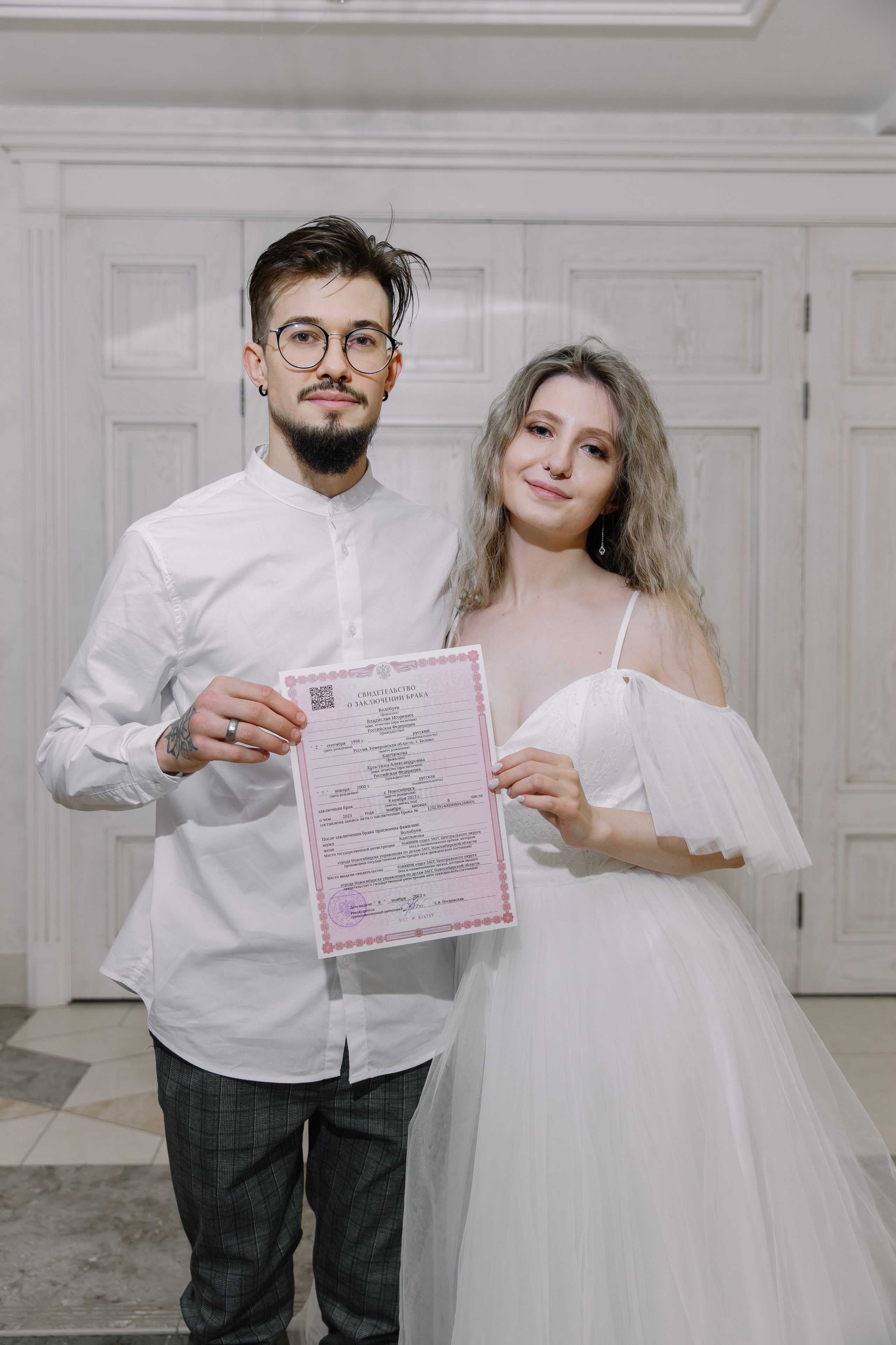 ЦЕНТРАЛЬНЫЙ ЗАГС НОВОСИБИРСКА Влад & Кристина. Свадебный фотограф в Новосибирске Лидия Александровна