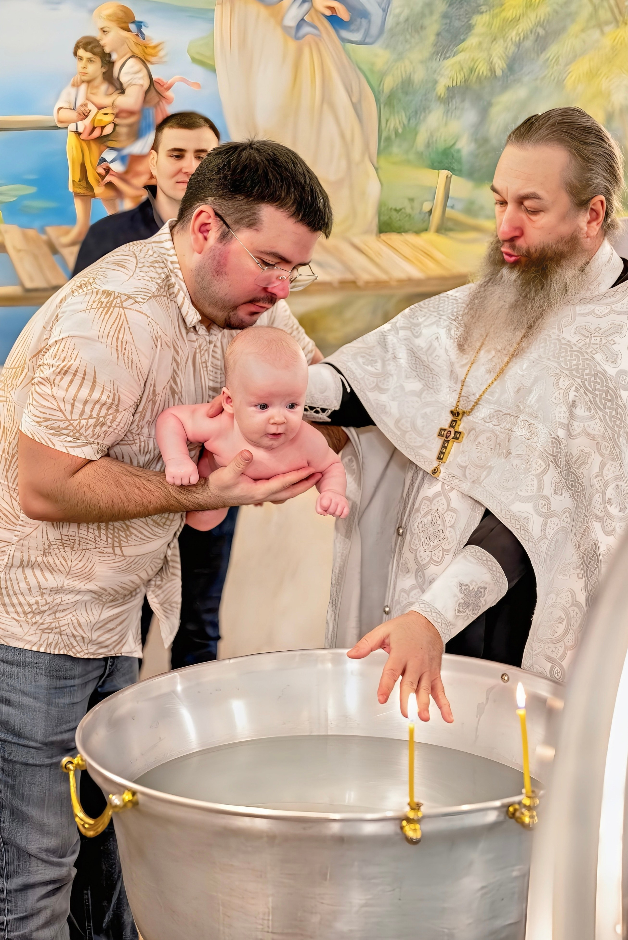 Крещение в церкви Петра и Февронии Муромских. Семейный и детский фотограф Москва
