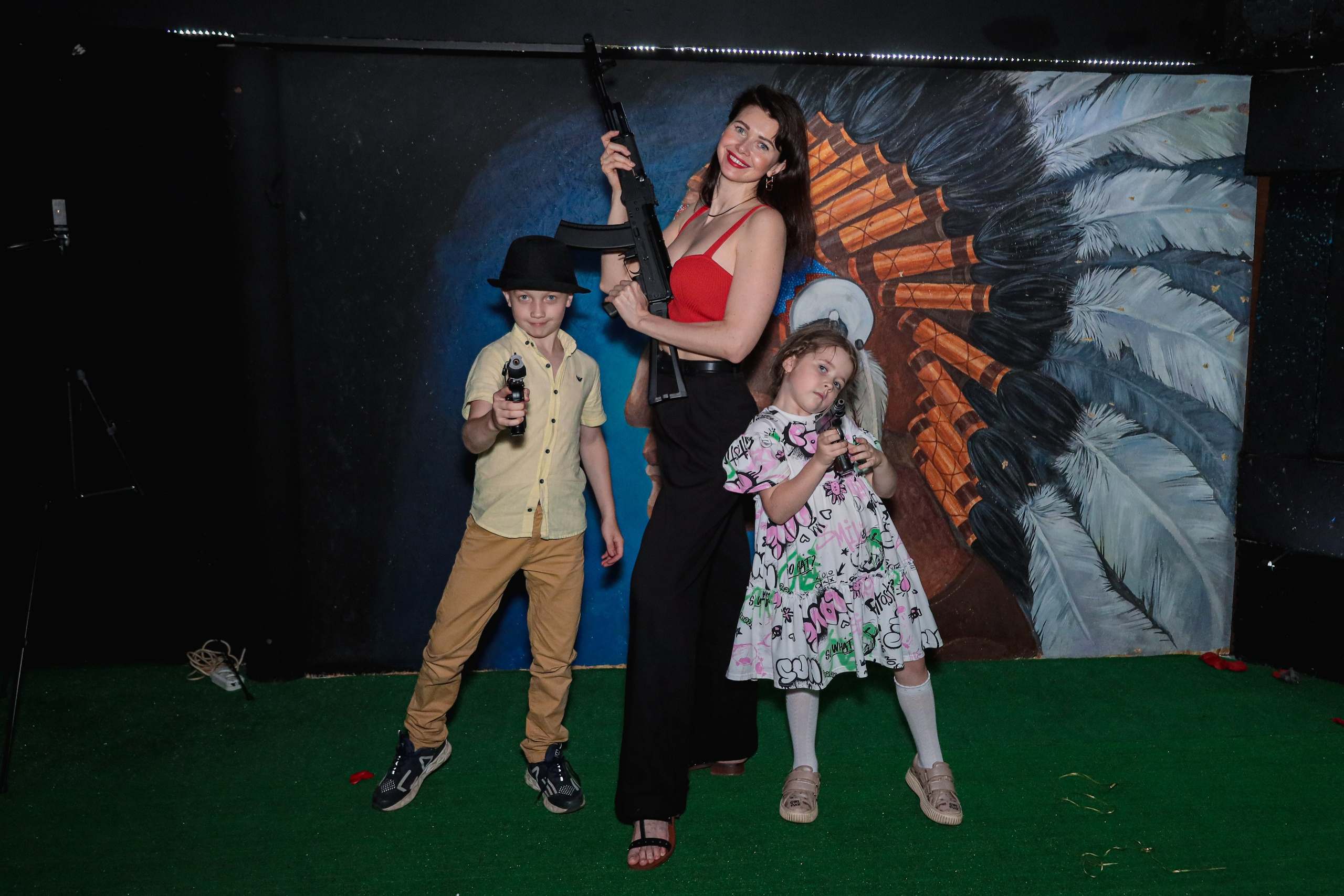 День рождение в стрелковом клубе. Фотограф Надршина Лилия