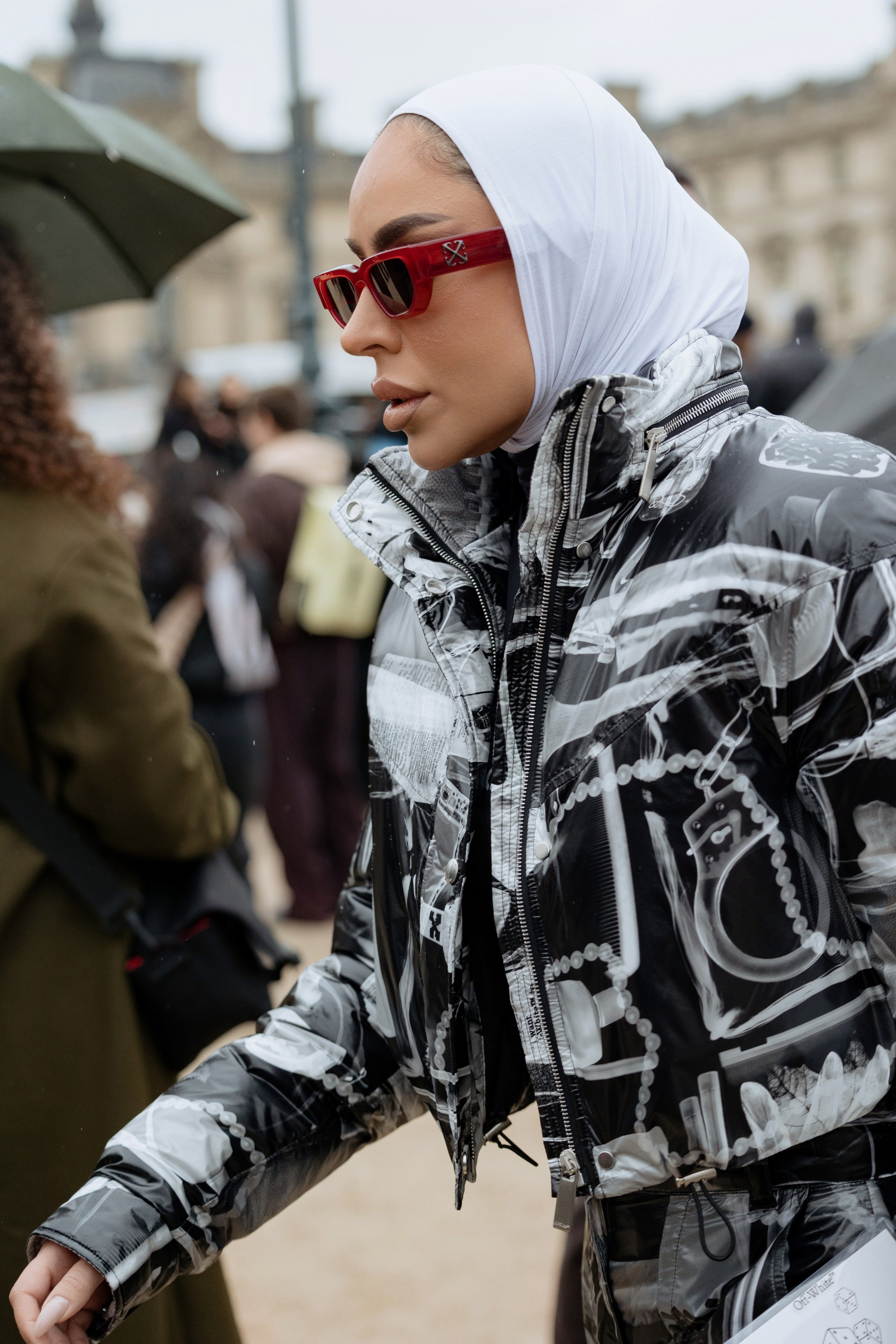 OFF WHITE PFW WOMENSWEAR FALL-WINTER 24/25. Photographer in Milan Ivan Goncharov
