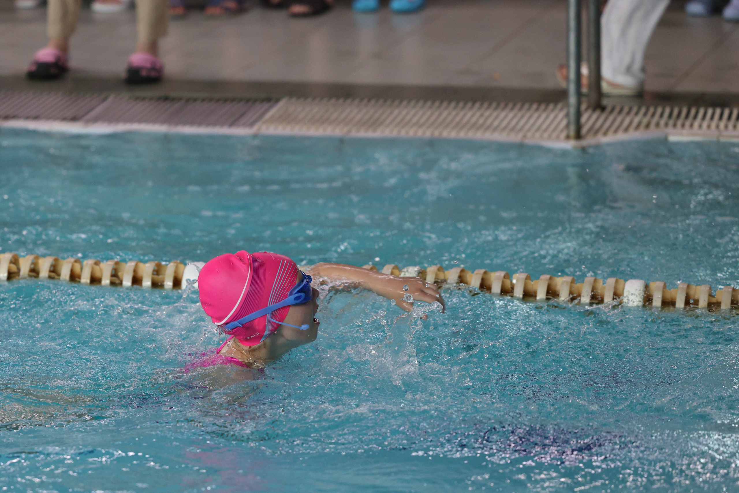 Веселый дельфин. Плавание. Дети 8-9 лет. Фотограф Александр Заломаев