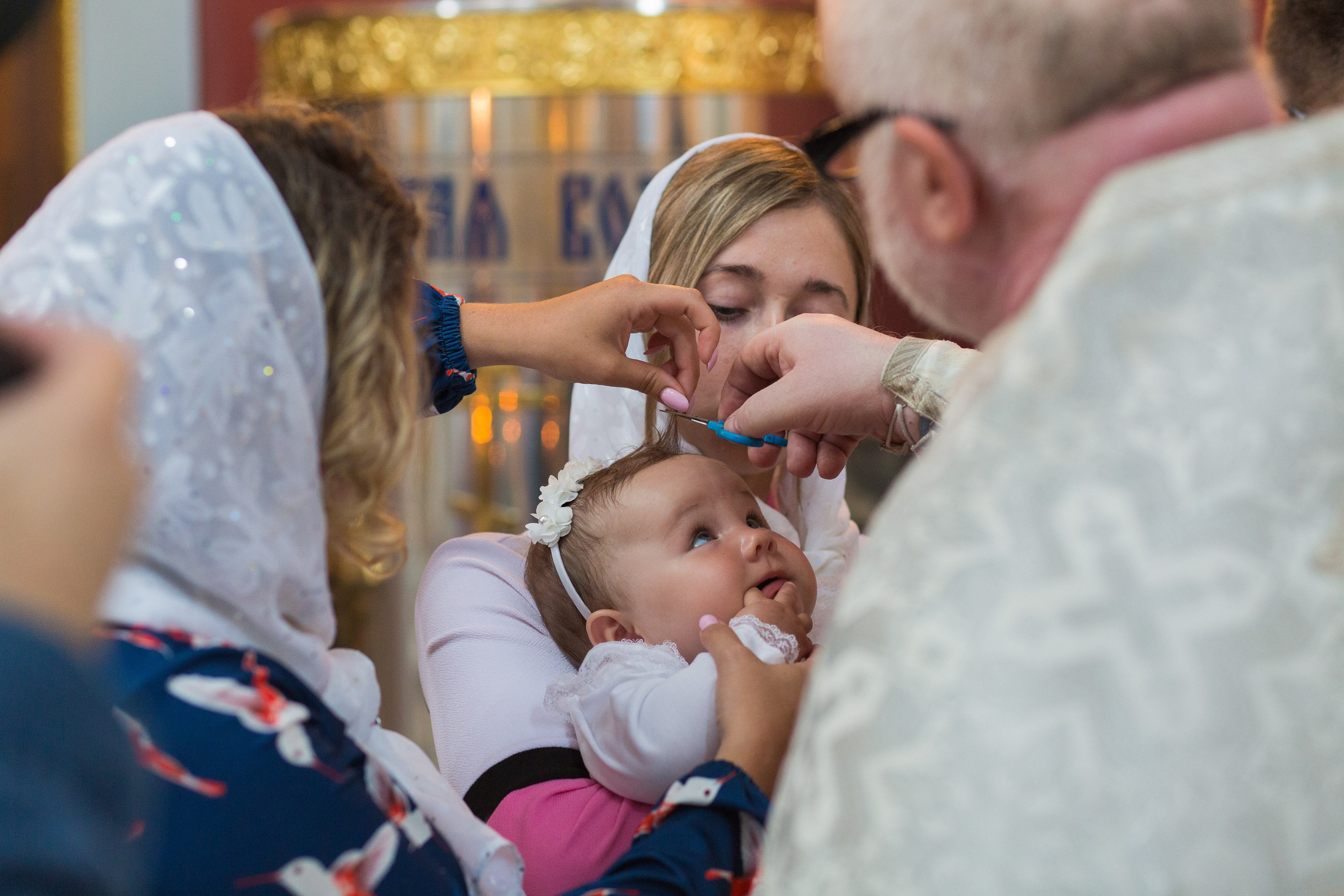 Крещение Вероника. Фотограф Александр Заломаев