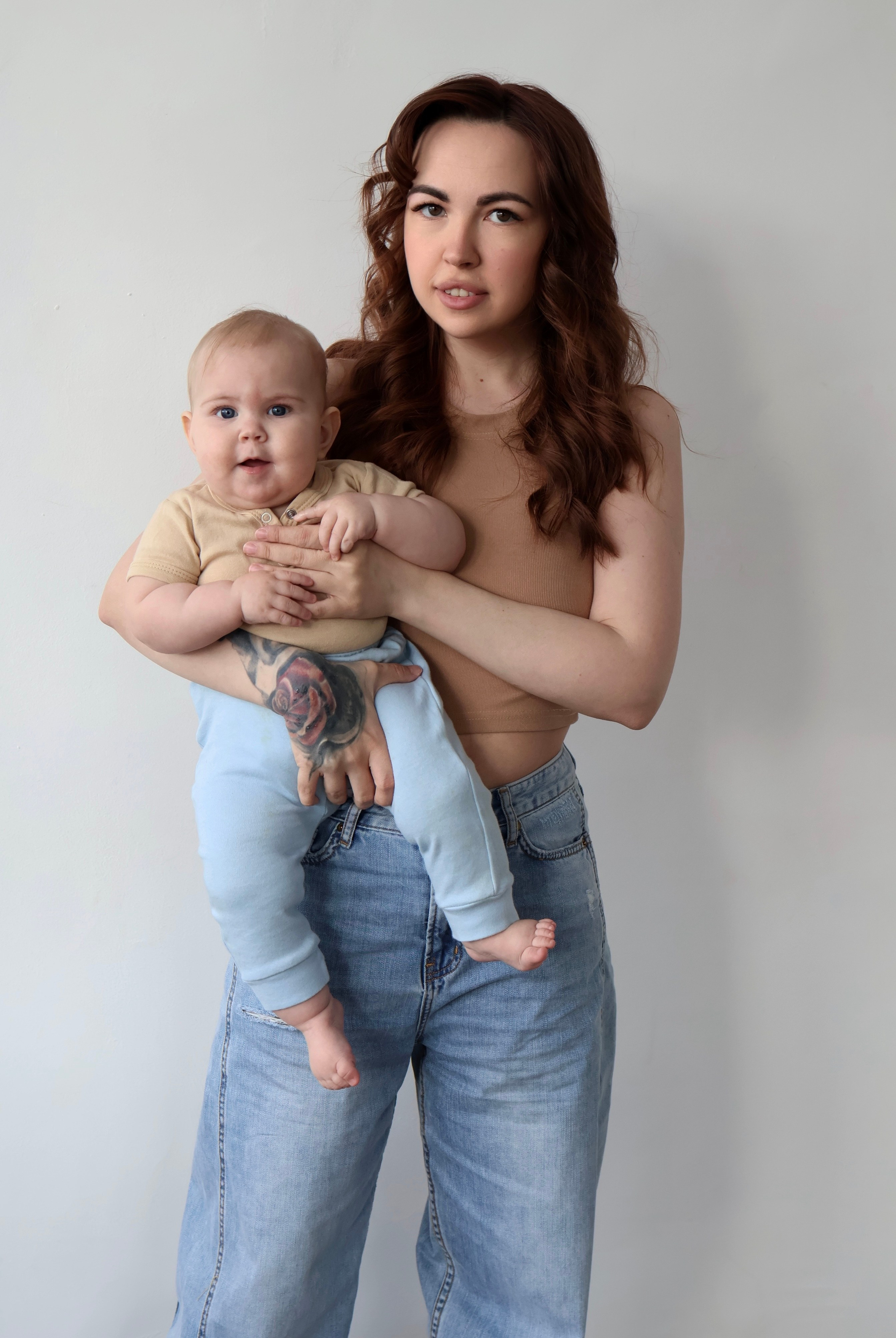 Анастасия и малышка Стеша. Phbyadel.wfolio.pro