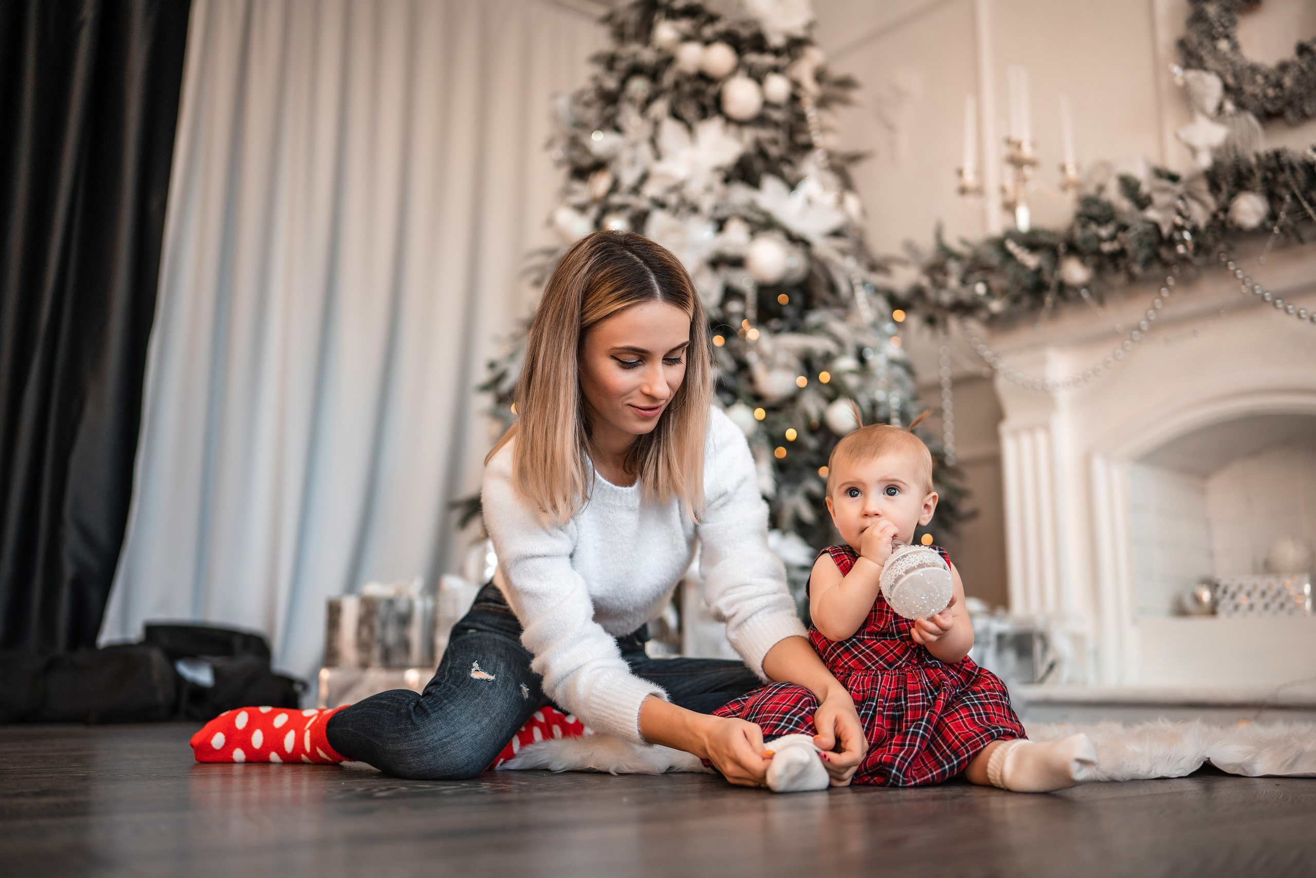 Семейная фотосессия в студии Сочи. Фотограф Сочи