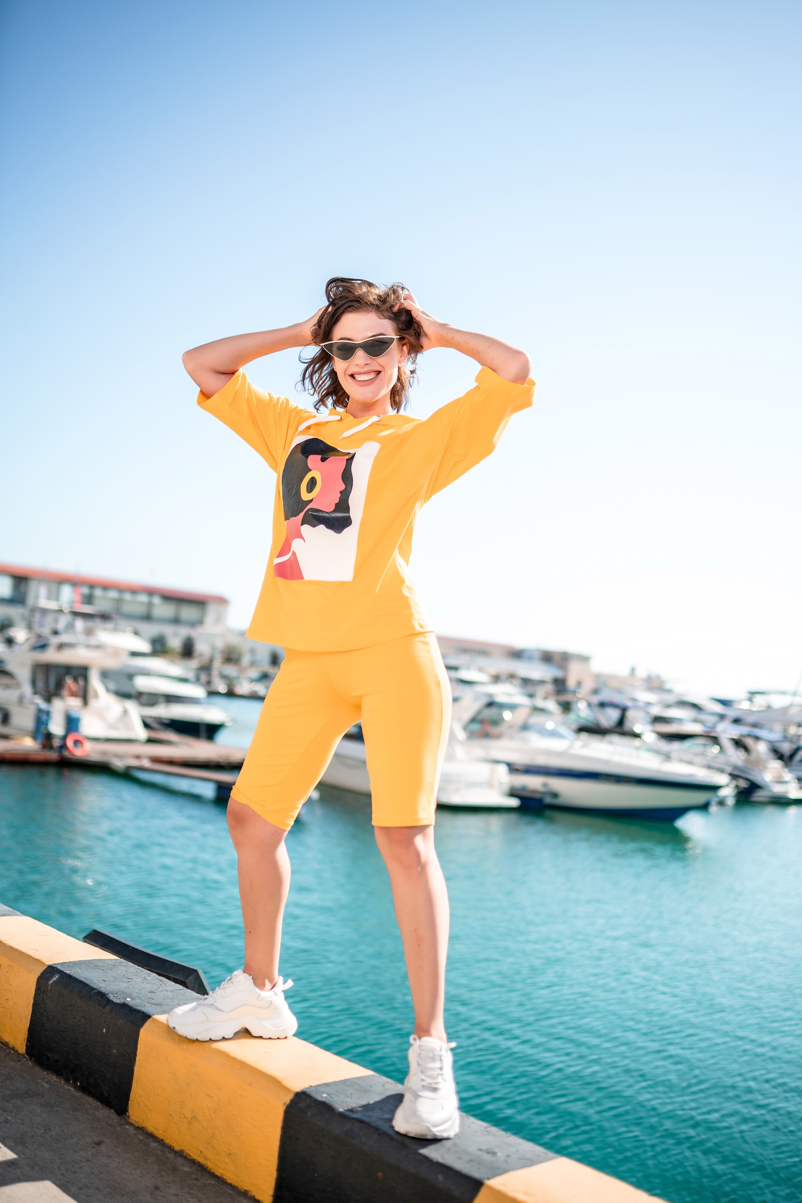 Сьемка модели морпорт Сочи. Фотограф Сочи