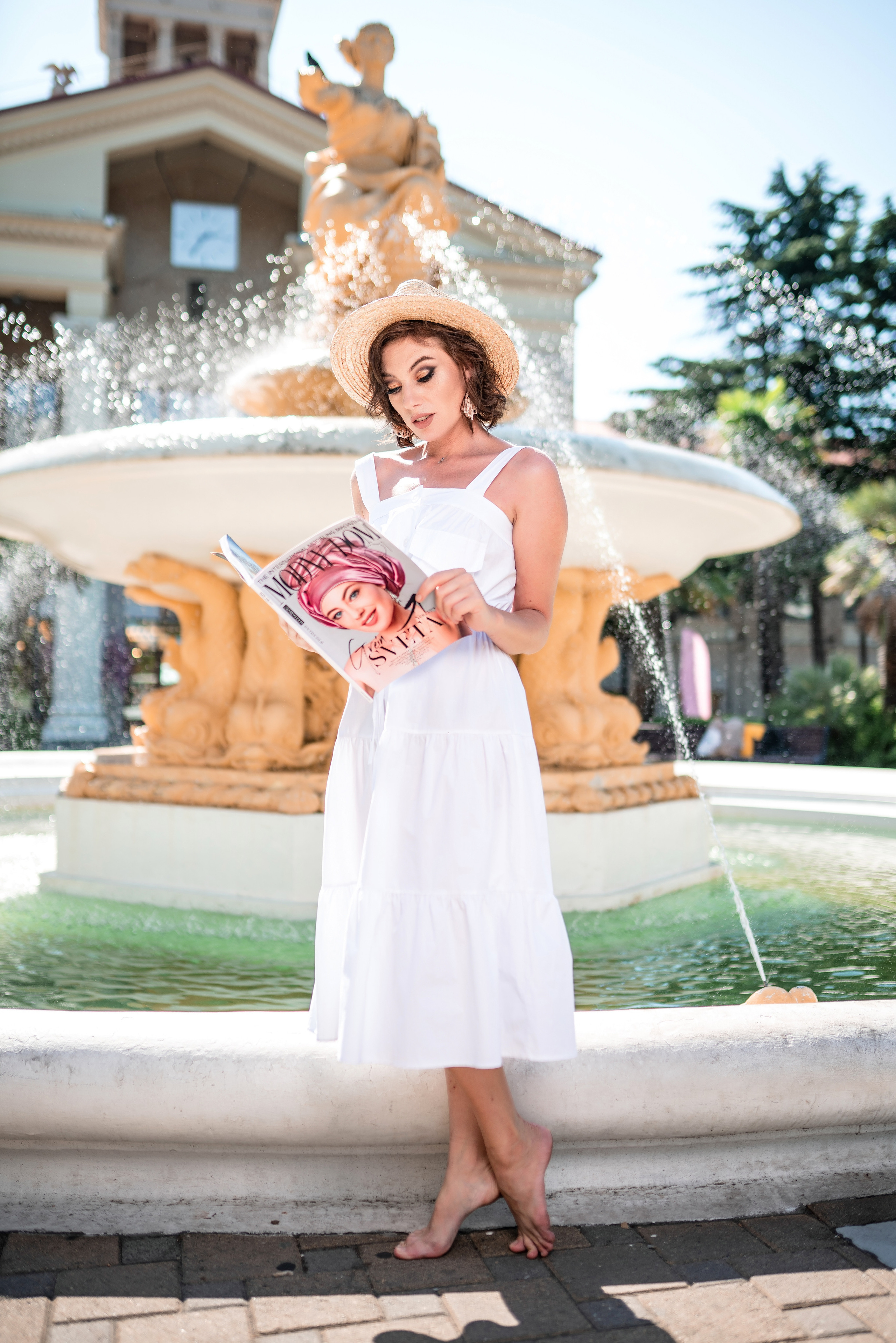 Сьемка модели морпорт Сочи. Фотограф Сочи