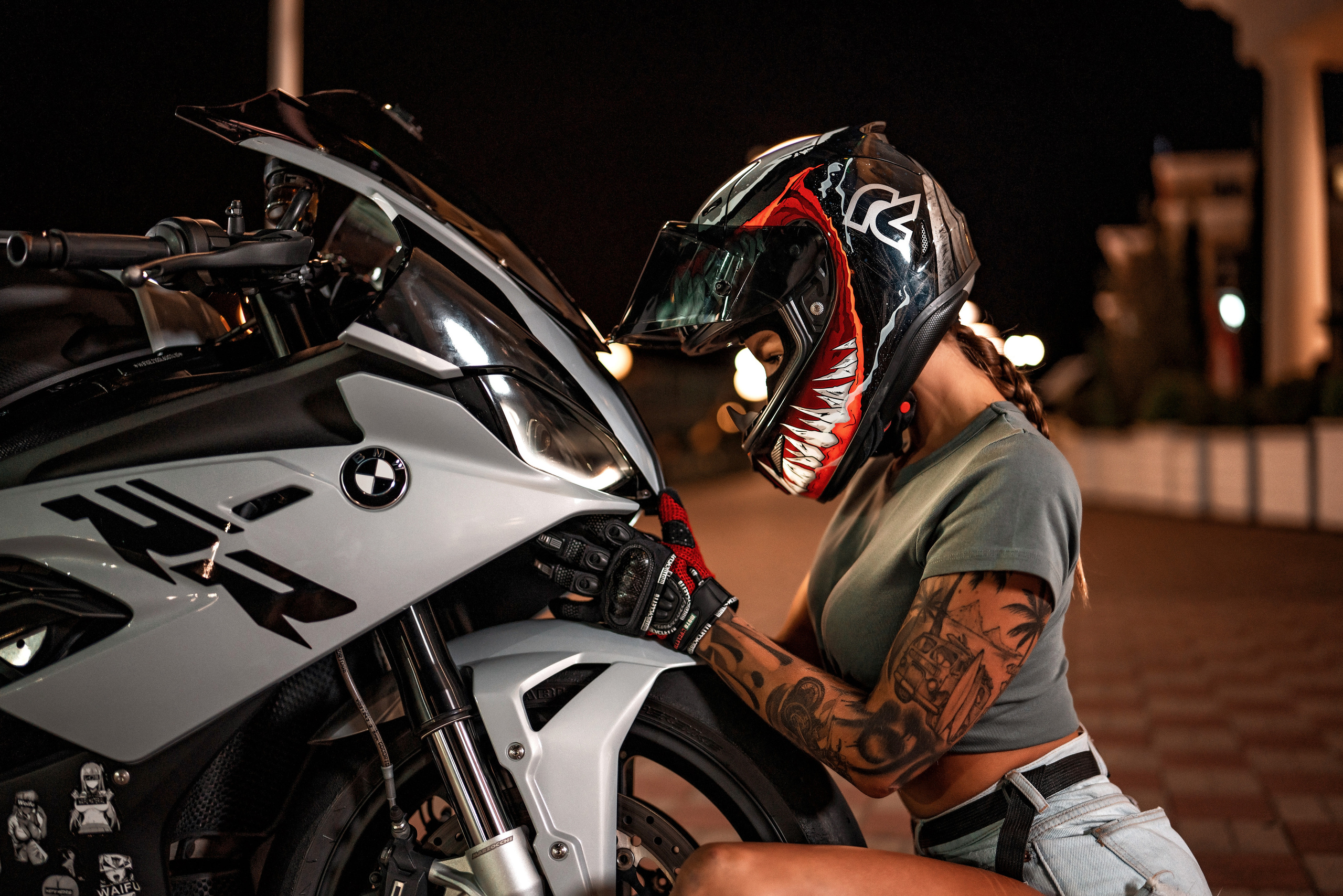 Сьемка с мотоциклом puhlyasshh. Фотограф Сочи