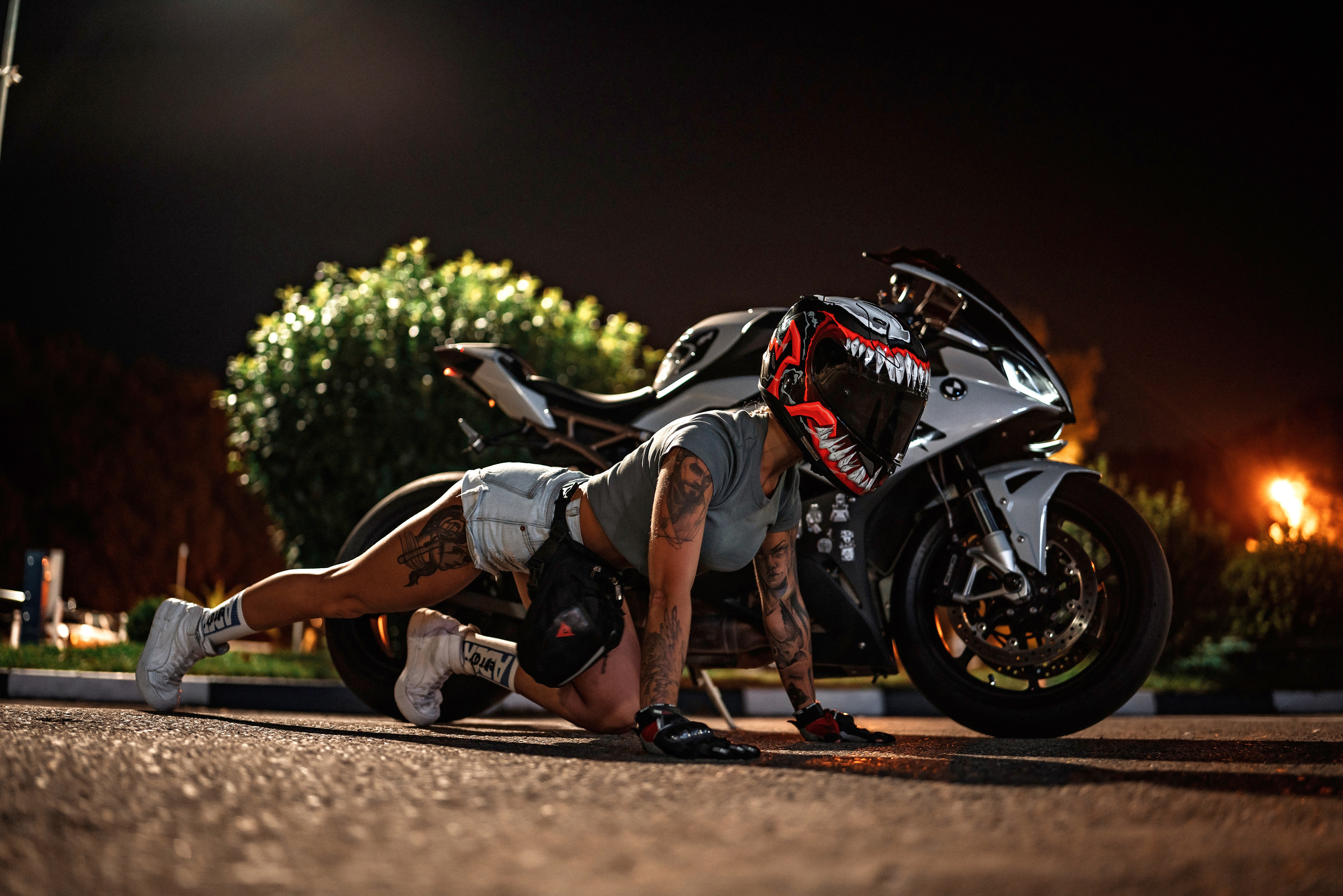 Сьемка с мотоциклом puhlyasshh. Фотограф Сочи