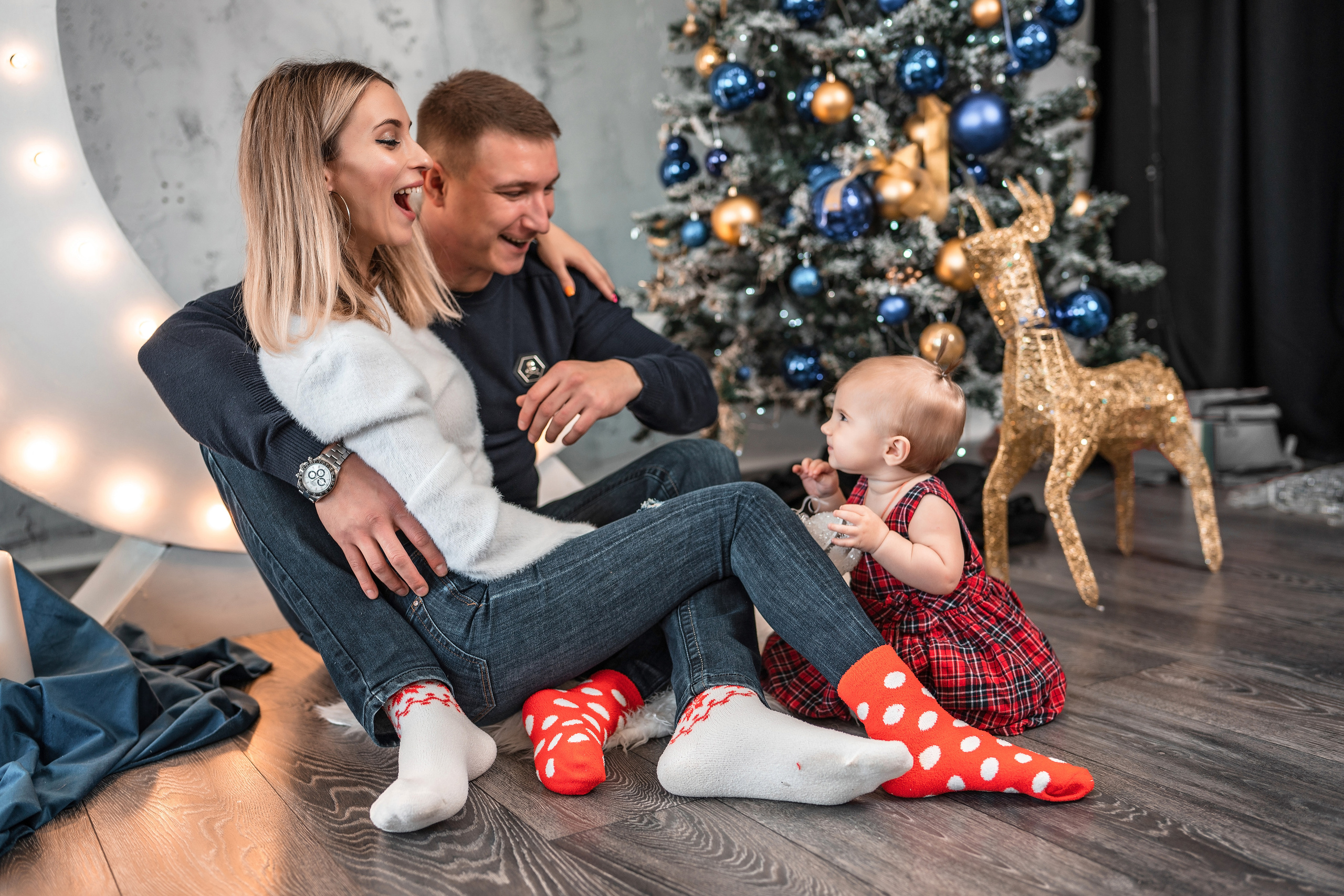 Семейная фотосессия в студии Сочи. Фотограф Сочи