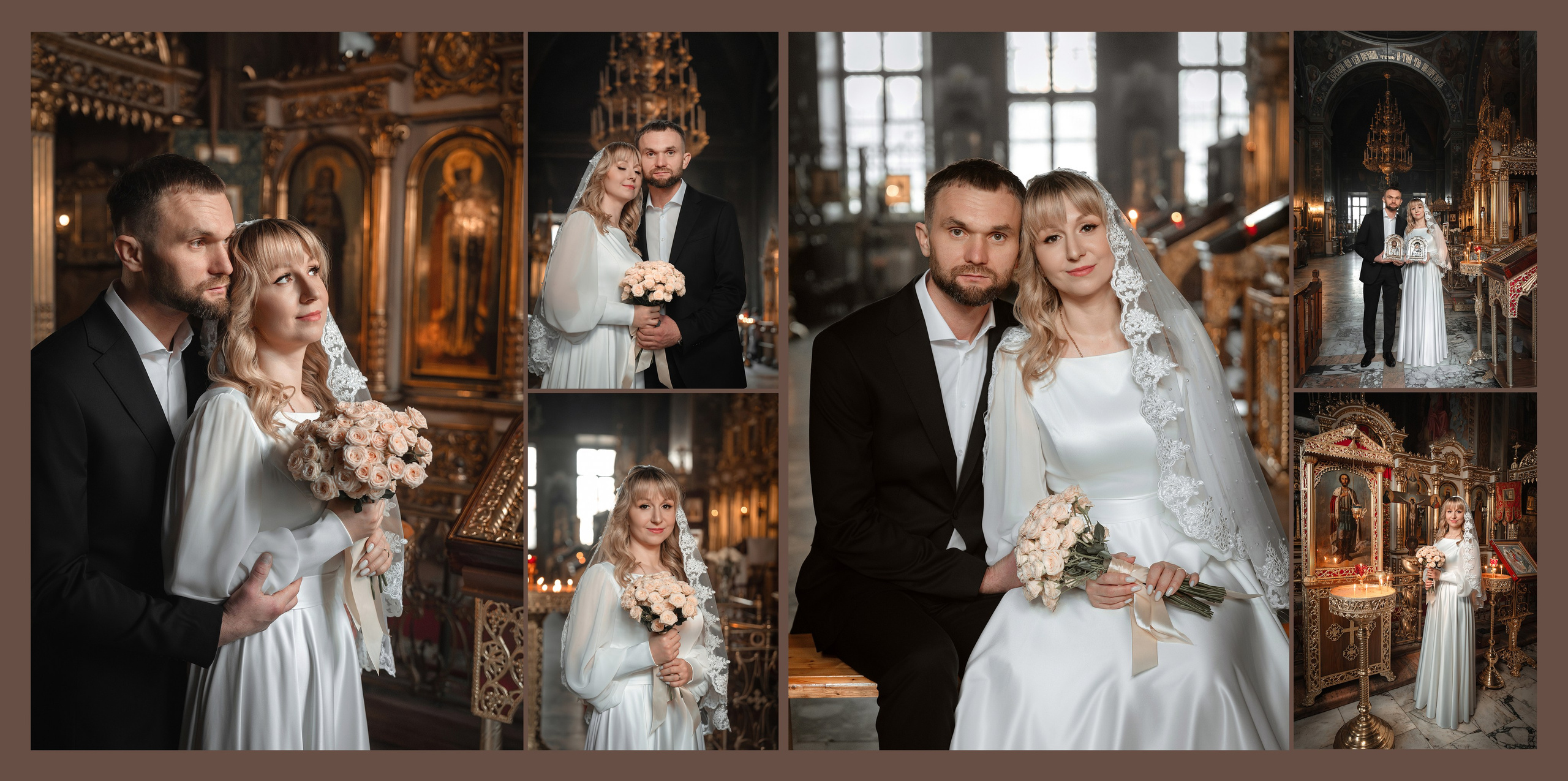 Венчание Дениса и Натальи. Фото- и видеосъёмка крещения и венчания. Фотограф на крещение Москва