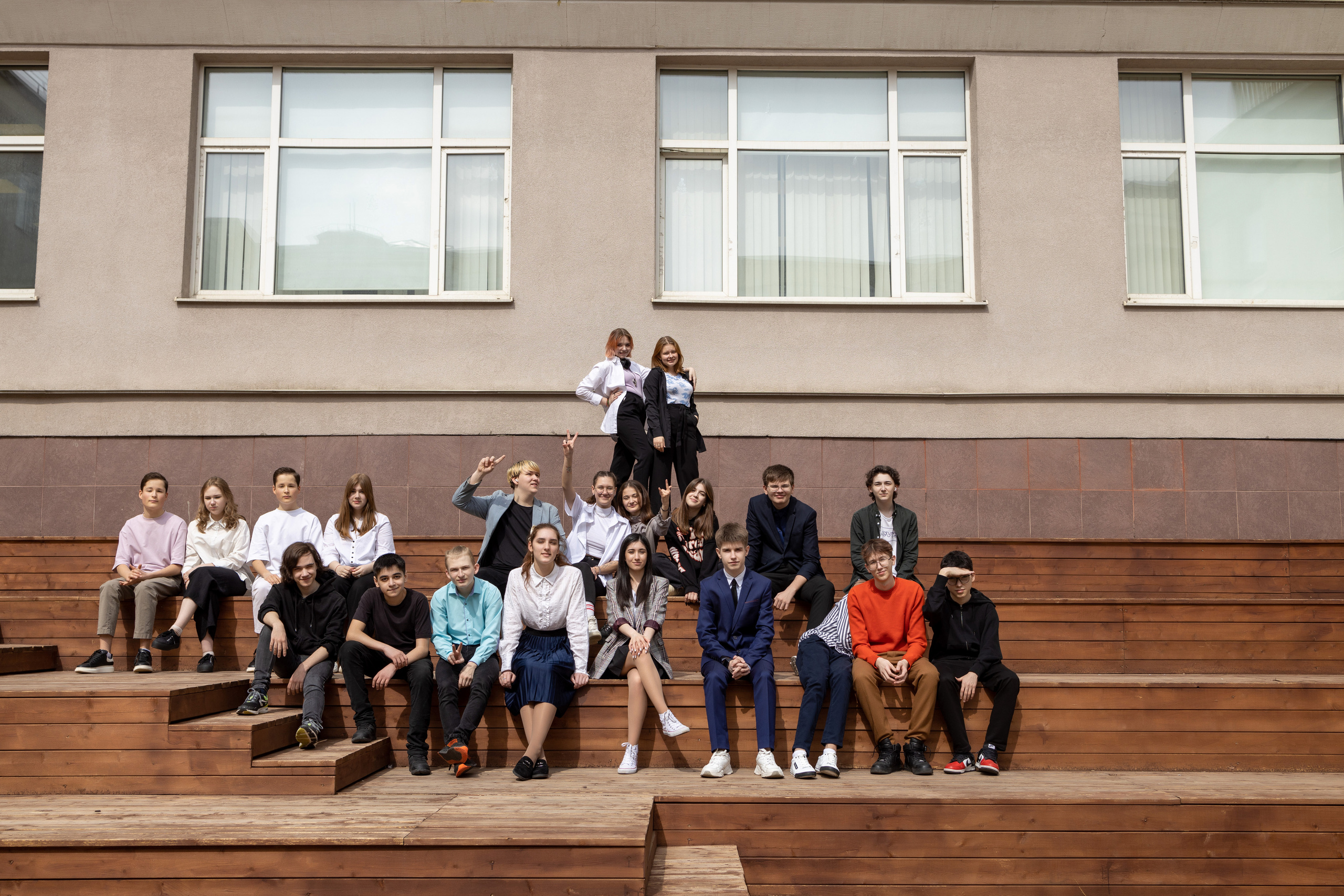 Съёмка в школе (9 класс). Репортажный и студийный фотограф в Москве — Софи