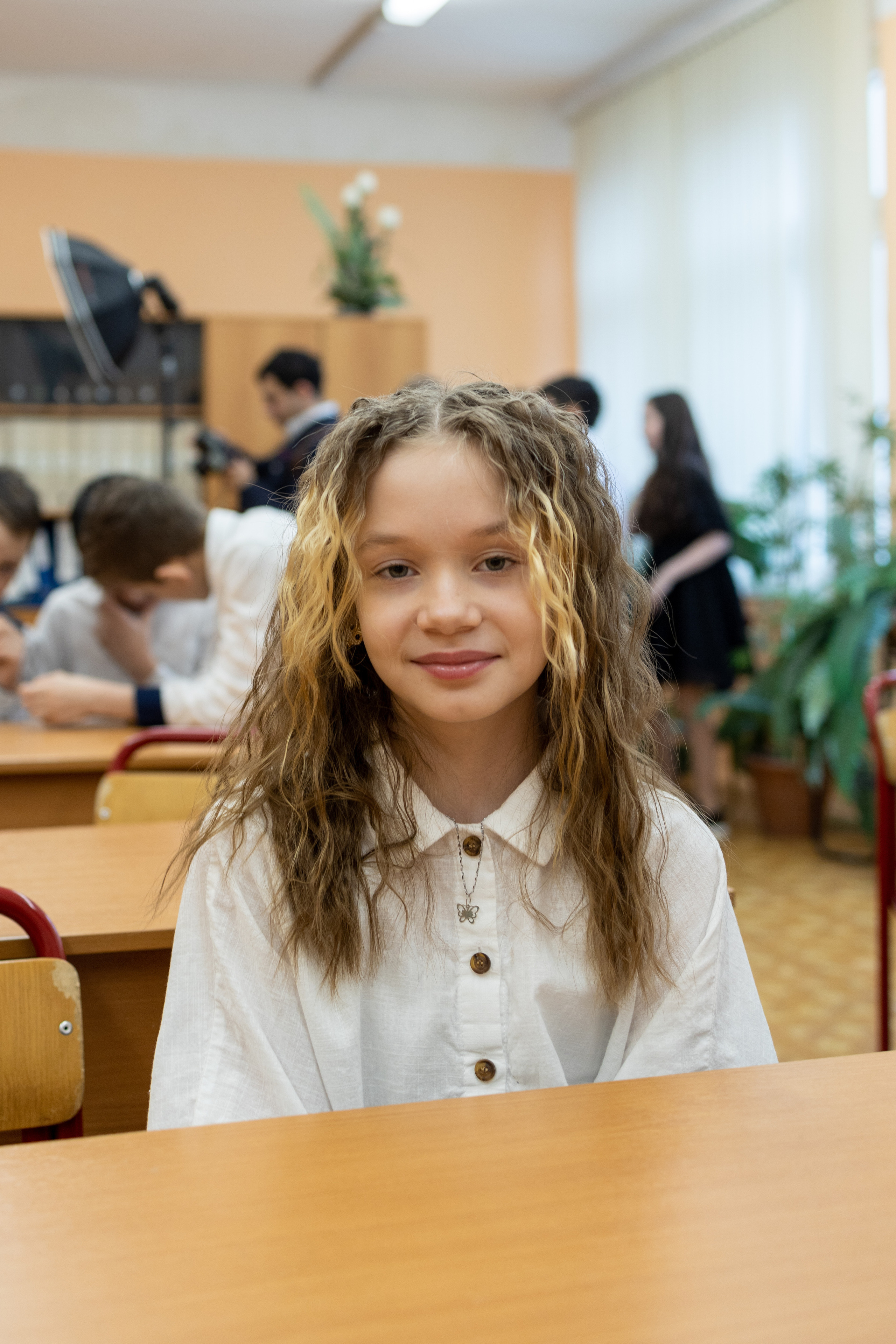 Съёмка в школе (4 класс). Репортажный и студийный фотограф в Москве — Софи