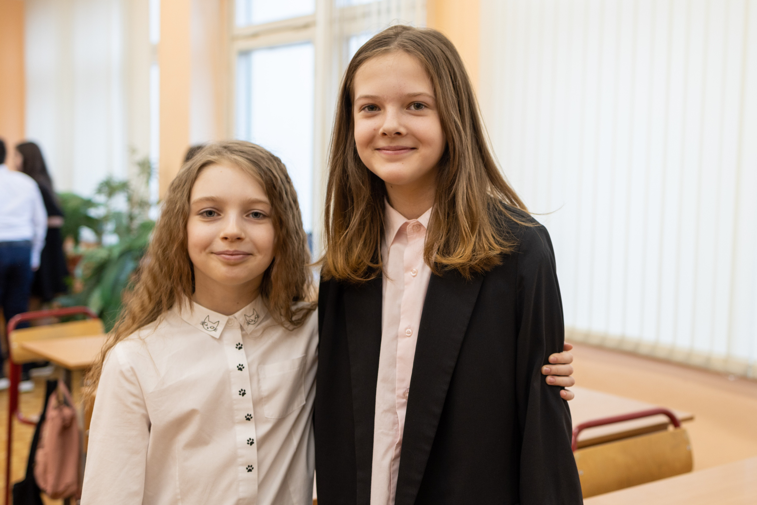 Съёмка в школе (4 класс). Репортажный и студийный фотограф в Москве — Софи