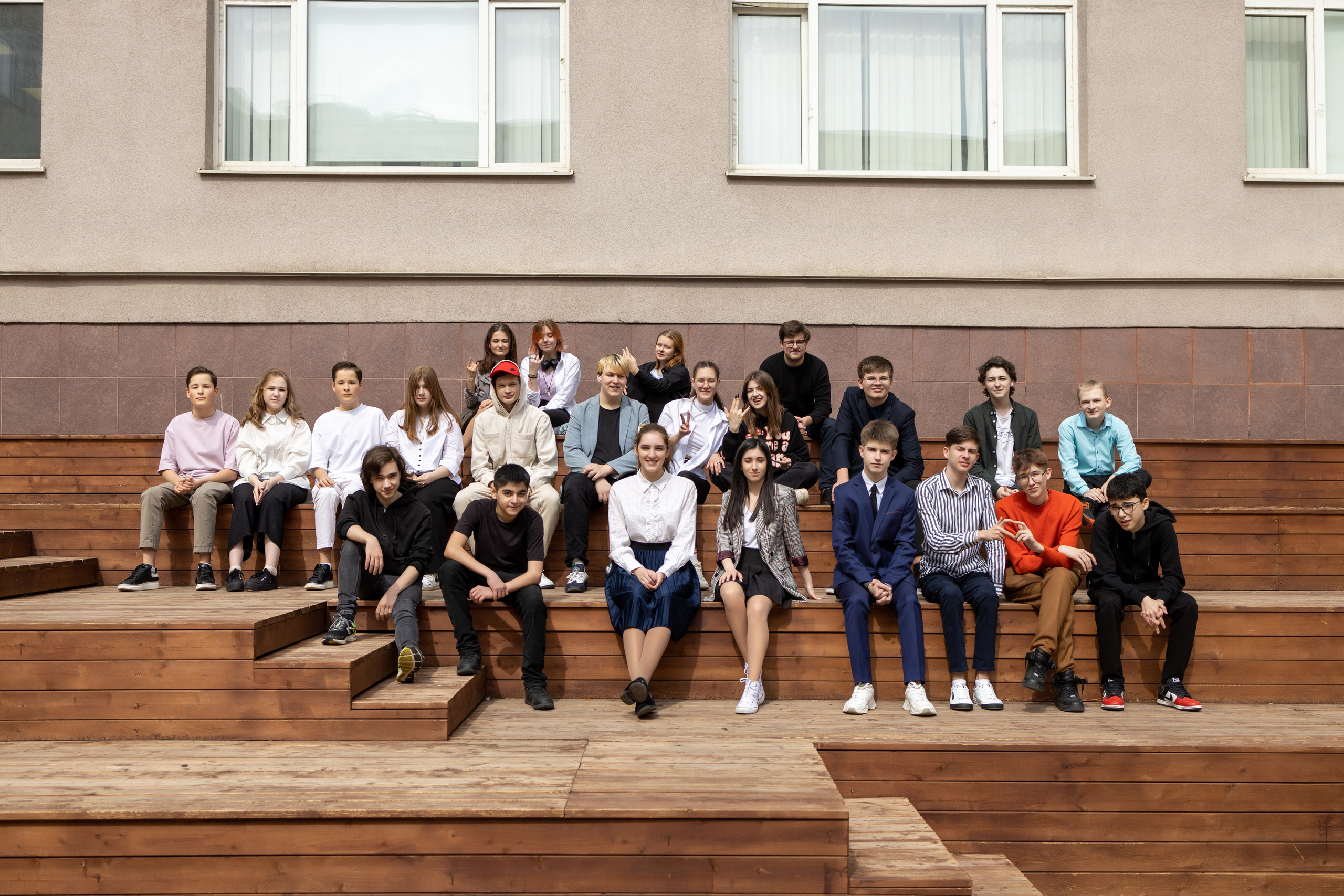 Съёмка в школе (9 класс). Репортажный и студийный фотограф в Москве — Софи