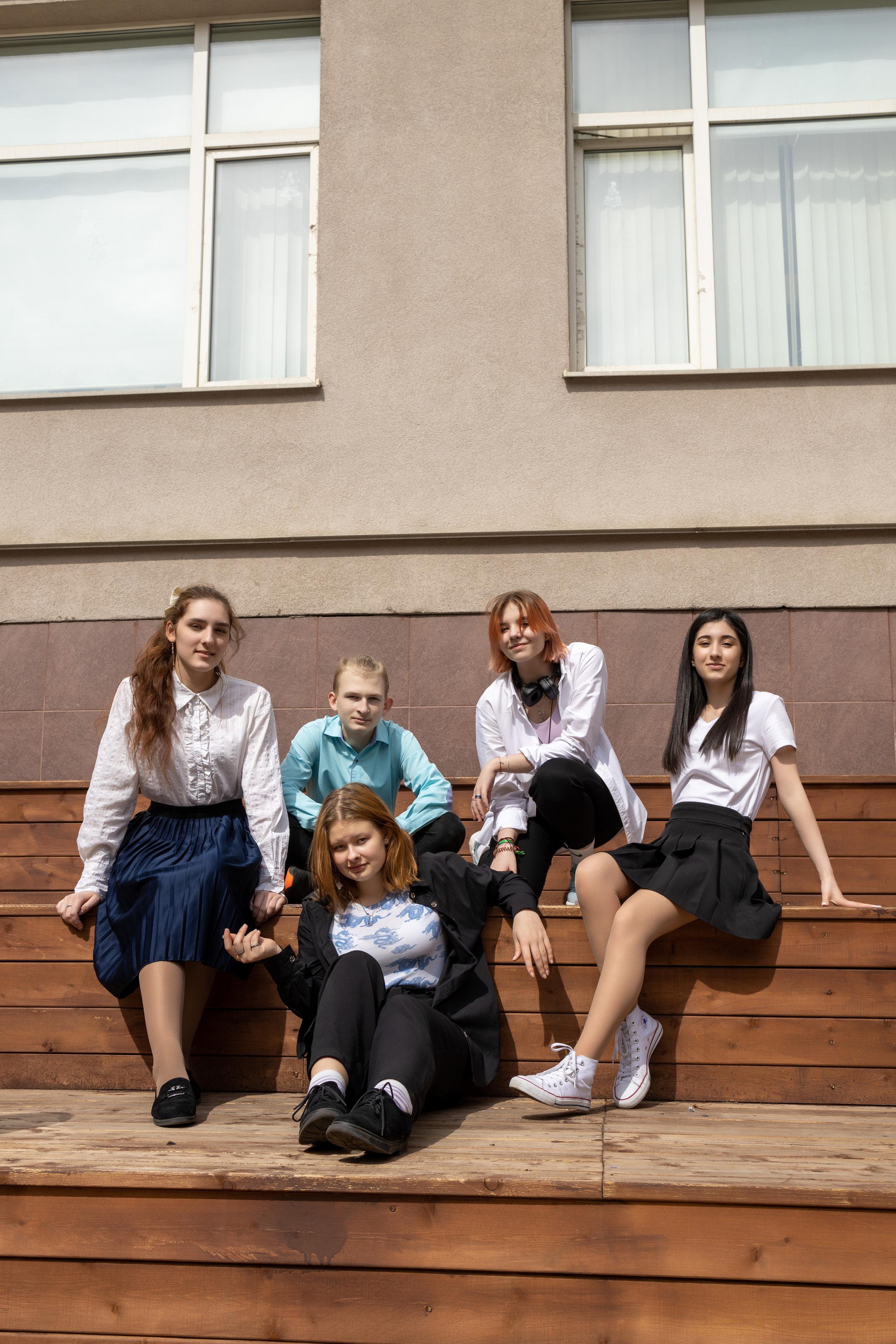 Съёмка в школе (9 класс). Репортажный и студийный фотограф в Москве — Софи