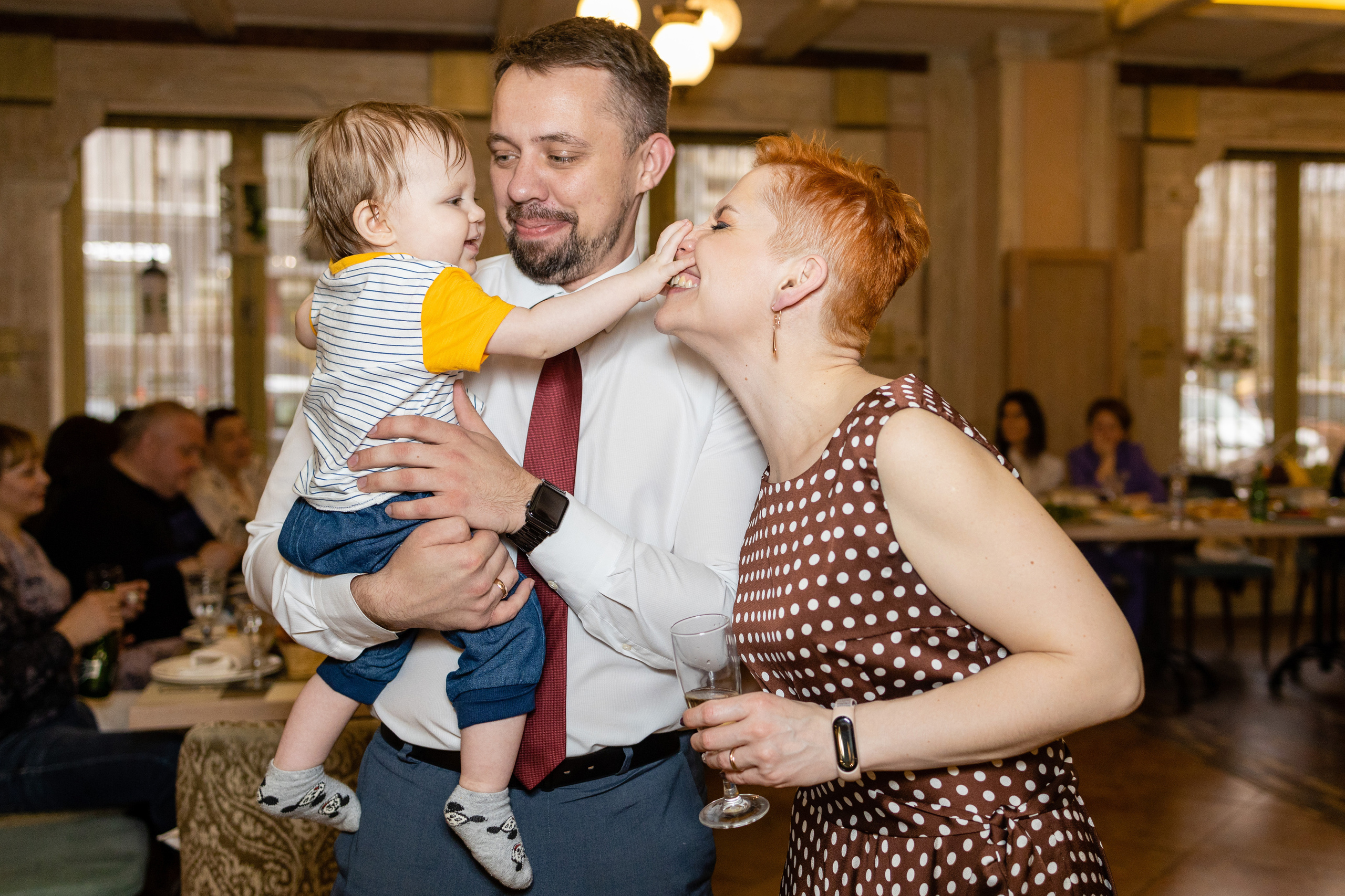 Празднование дня рождения в ресторане. Репортажный и студийный фотограф в Москве — Софи