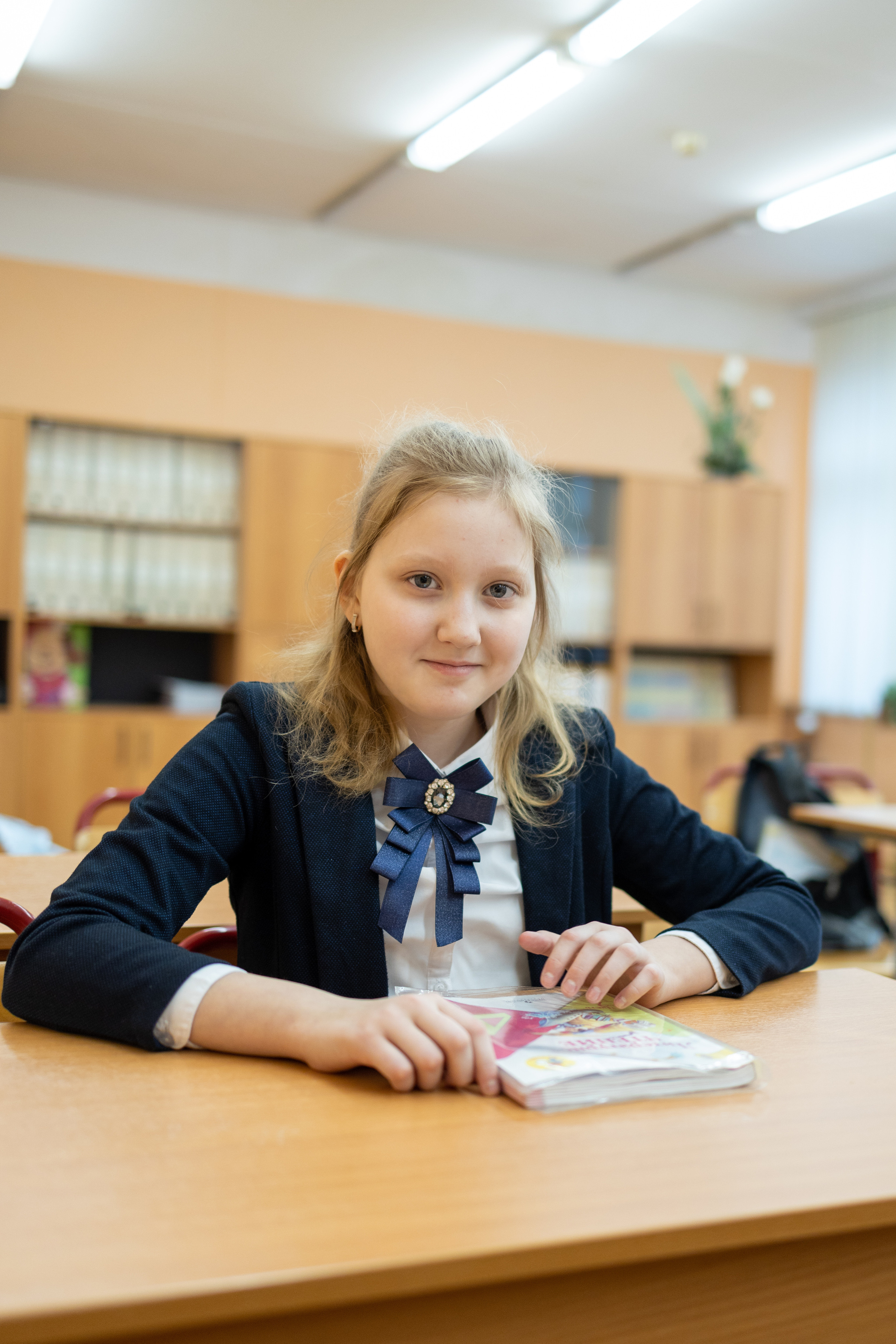 Съёмка в школе (4 класс). Репортажный и студийный фотограф в Москве — Софи