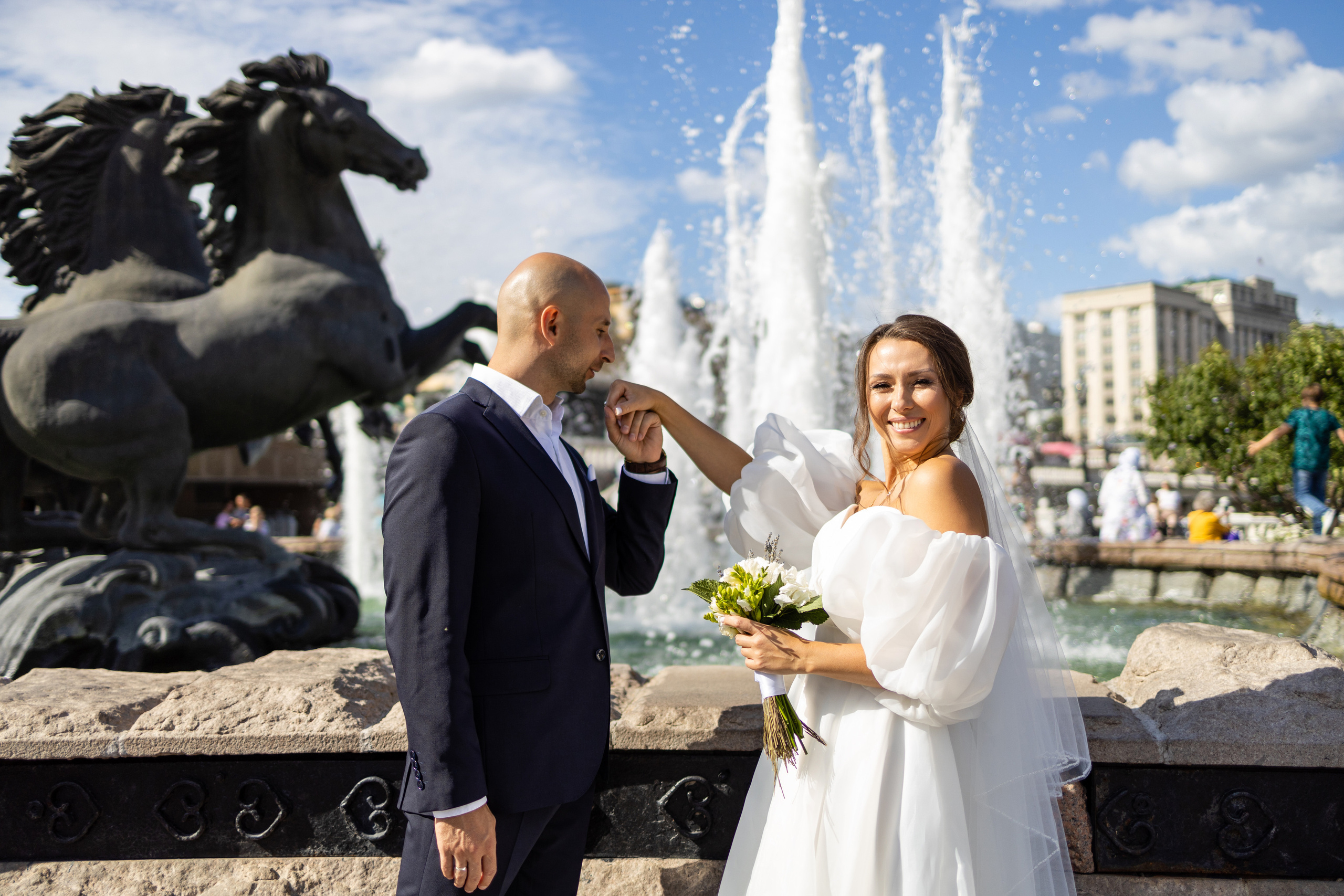 Свадьбе в отеле «Националь». Репортажный и студийный фотограф в Москве — Софи