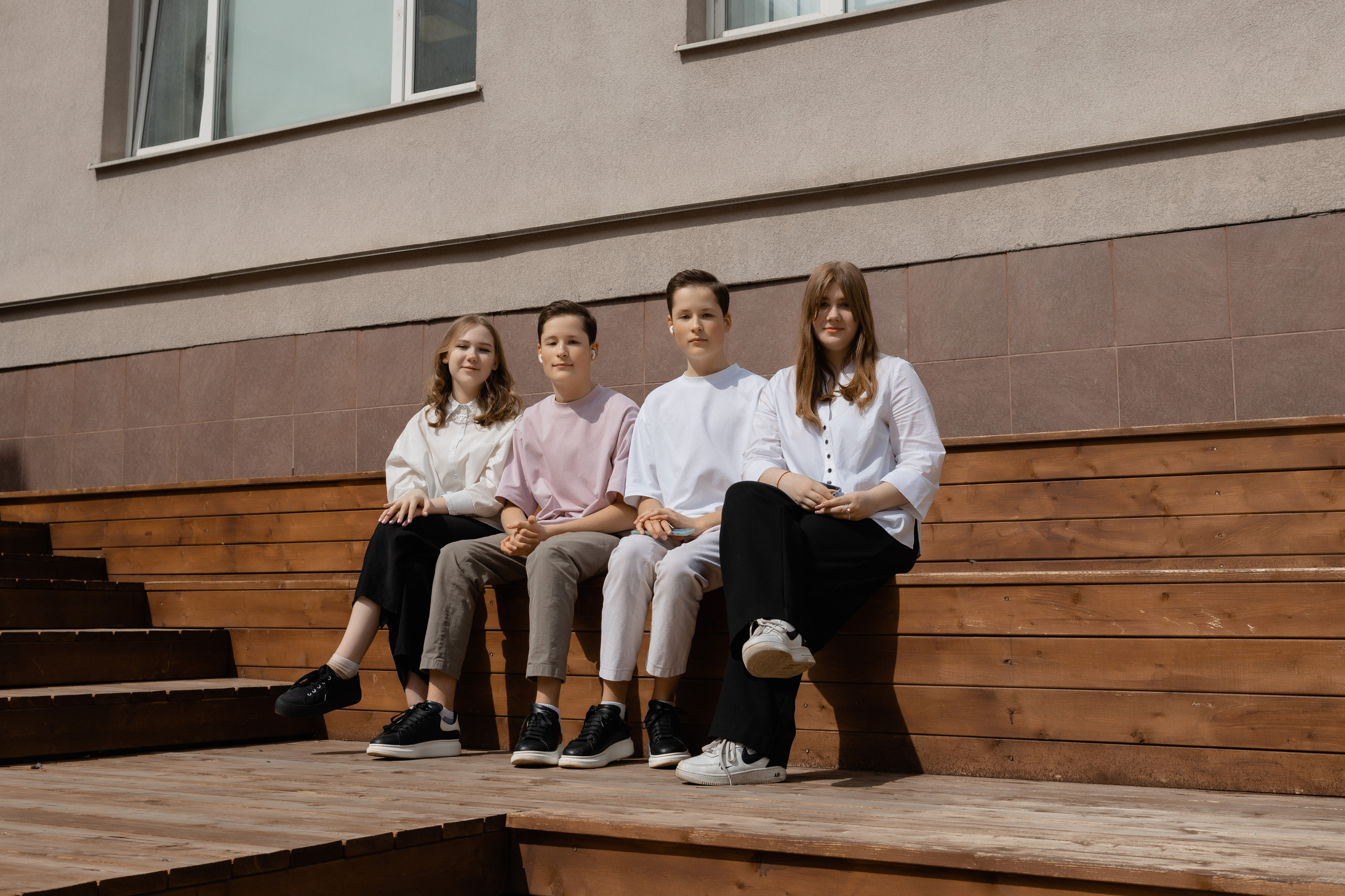 Съёмка в школе (9 класс). Репортажный и студийный фотограф в Москве — Софи