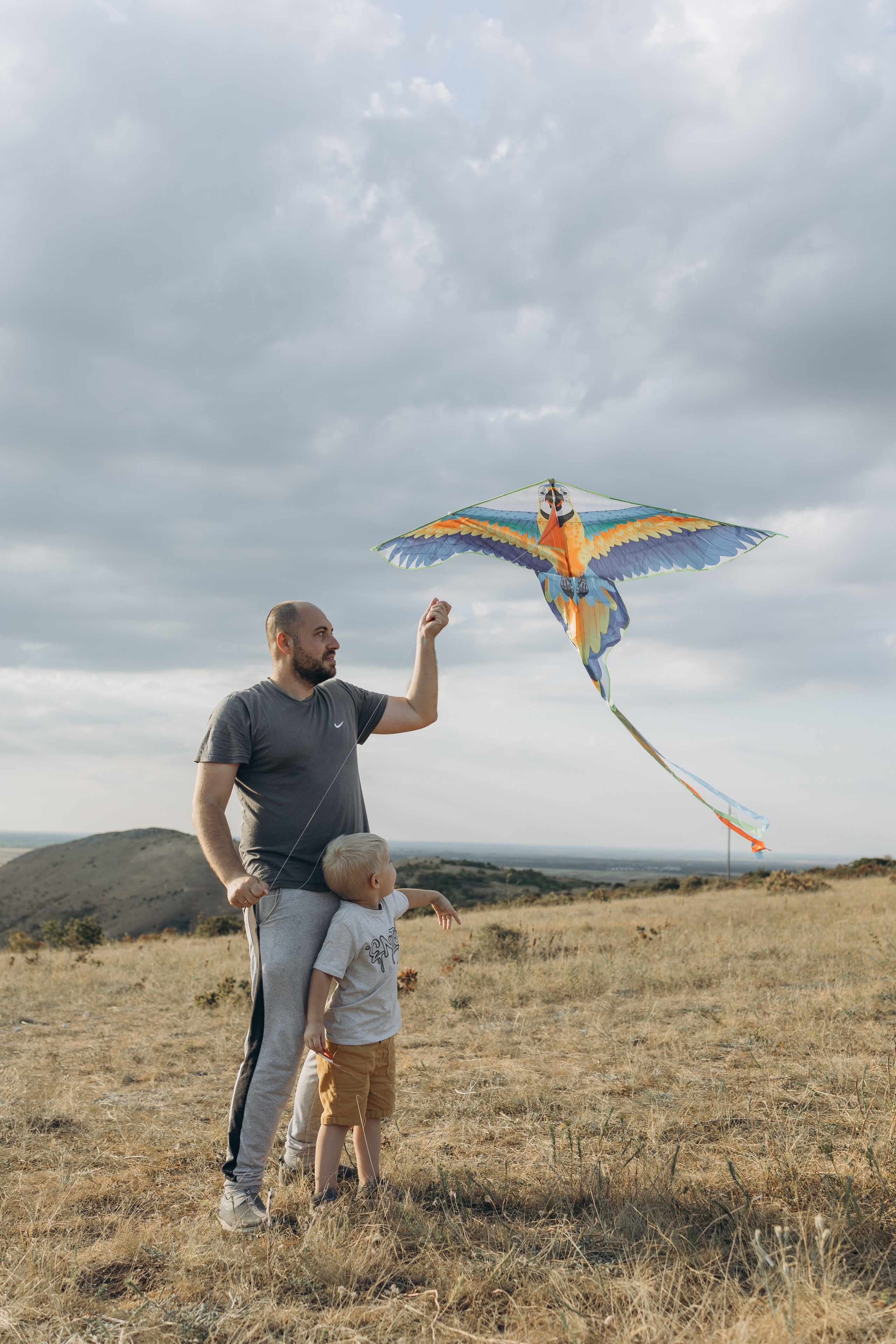 Воздушный змей. Семейный фотограф в Москве Виктория Ястребинская