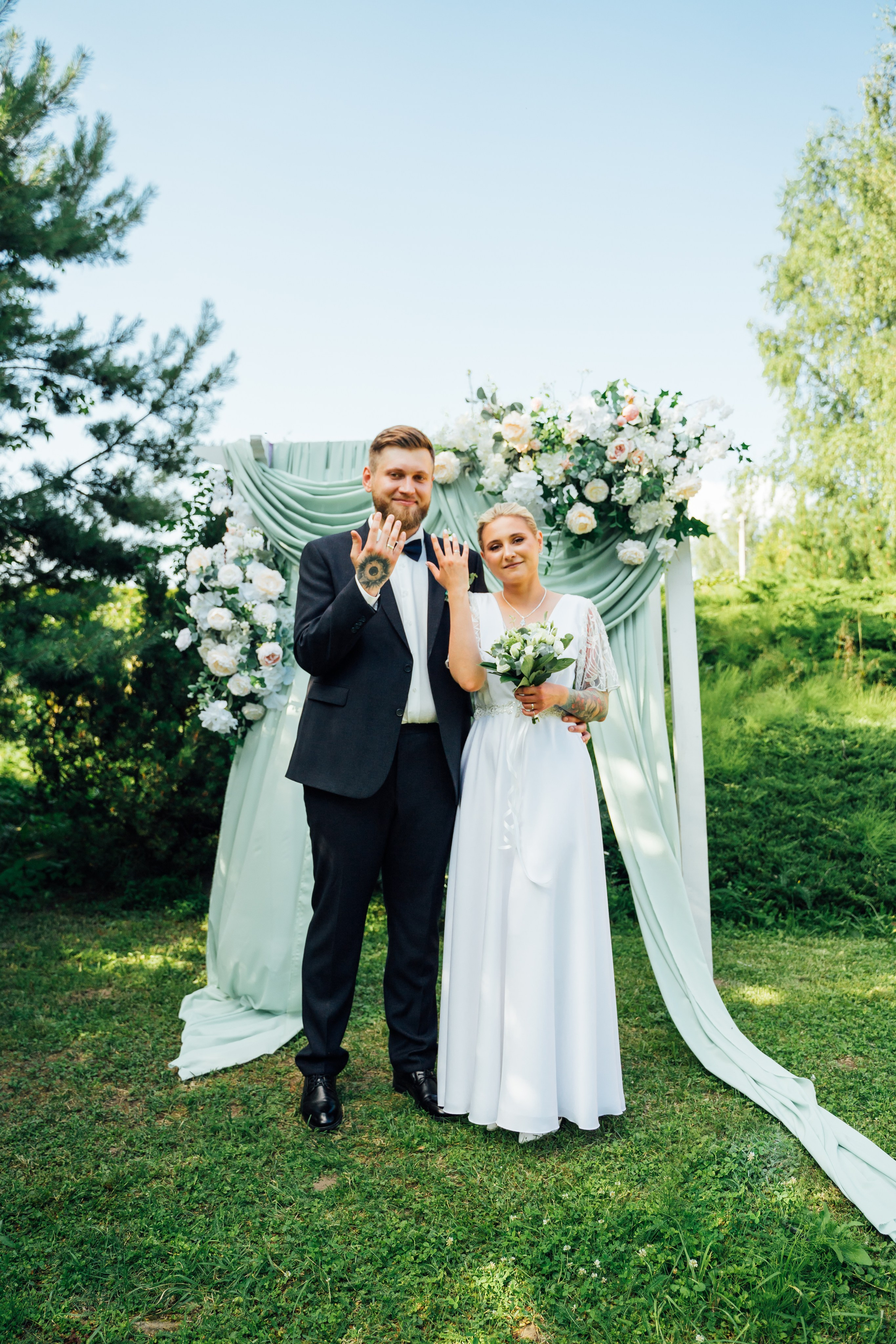 Дмитрий и Елизавета — свадебный день 25.07.2025. Свадебный фотограф в Коломне, Воскресенске, Егорьевске Владимир Петров