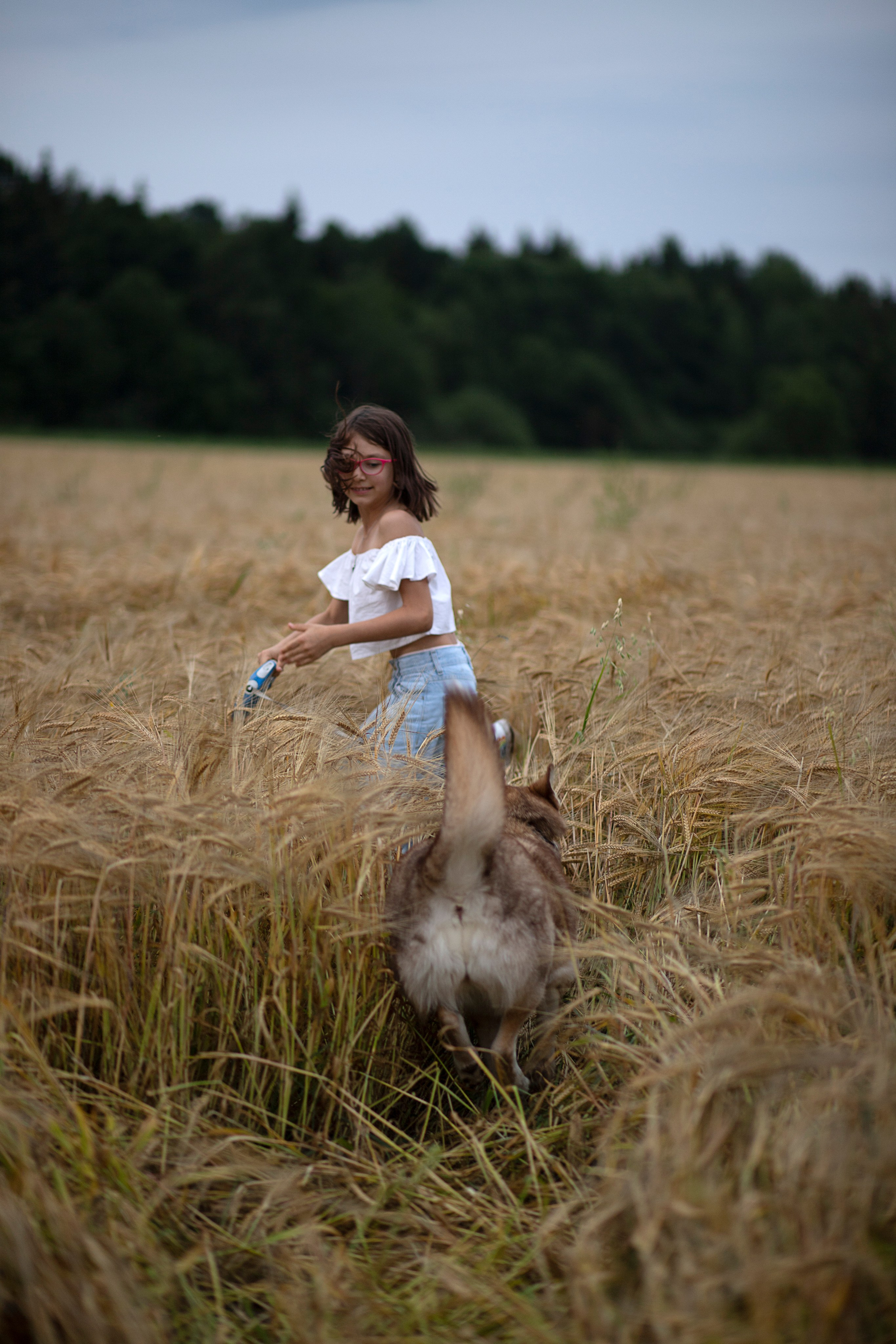 Прогулка с любимым питомцем. Фотограф Пушкино и Москва Анастасия Коган