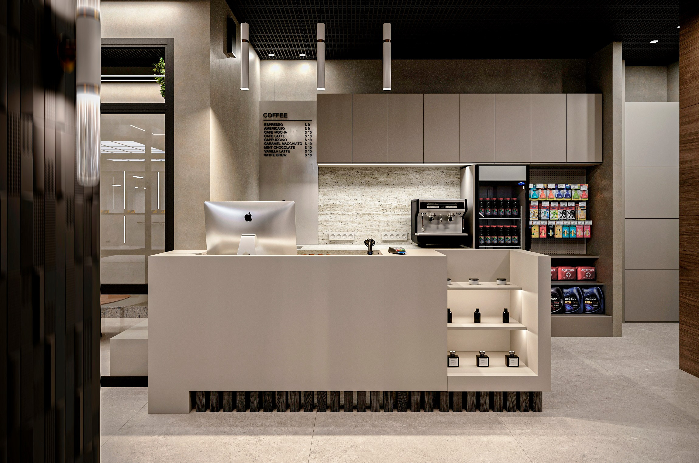 Royal Carwash — Автомоечно-детейлинговый комплекс, г. Астана. Дизайн интерьера и экстерьера в Санкт-Петербурге Яна Емельянова