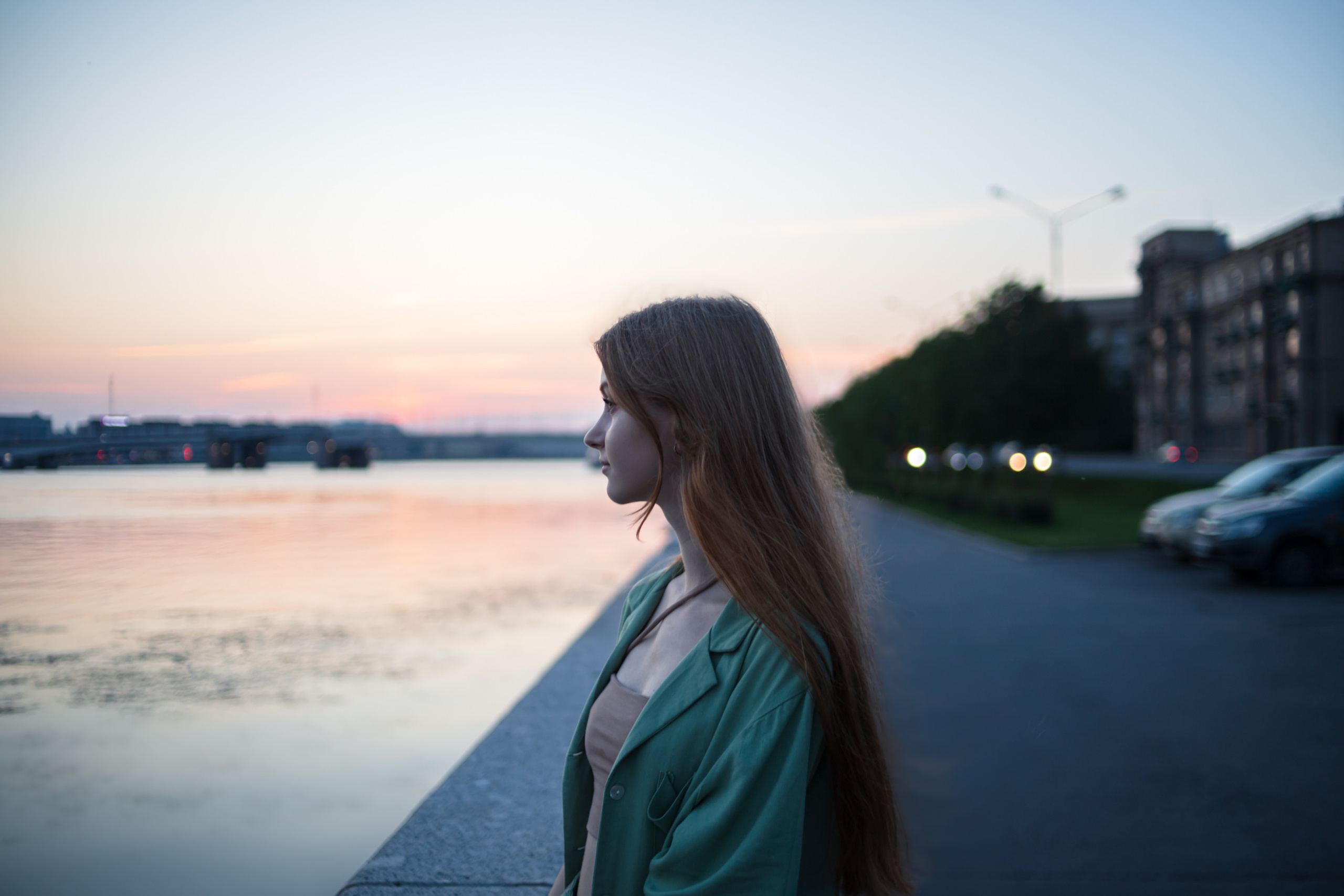 Карина. Набережная СПб. Портретный Фотограф Александр «Konevtsoph» В Санкт-Петербурге