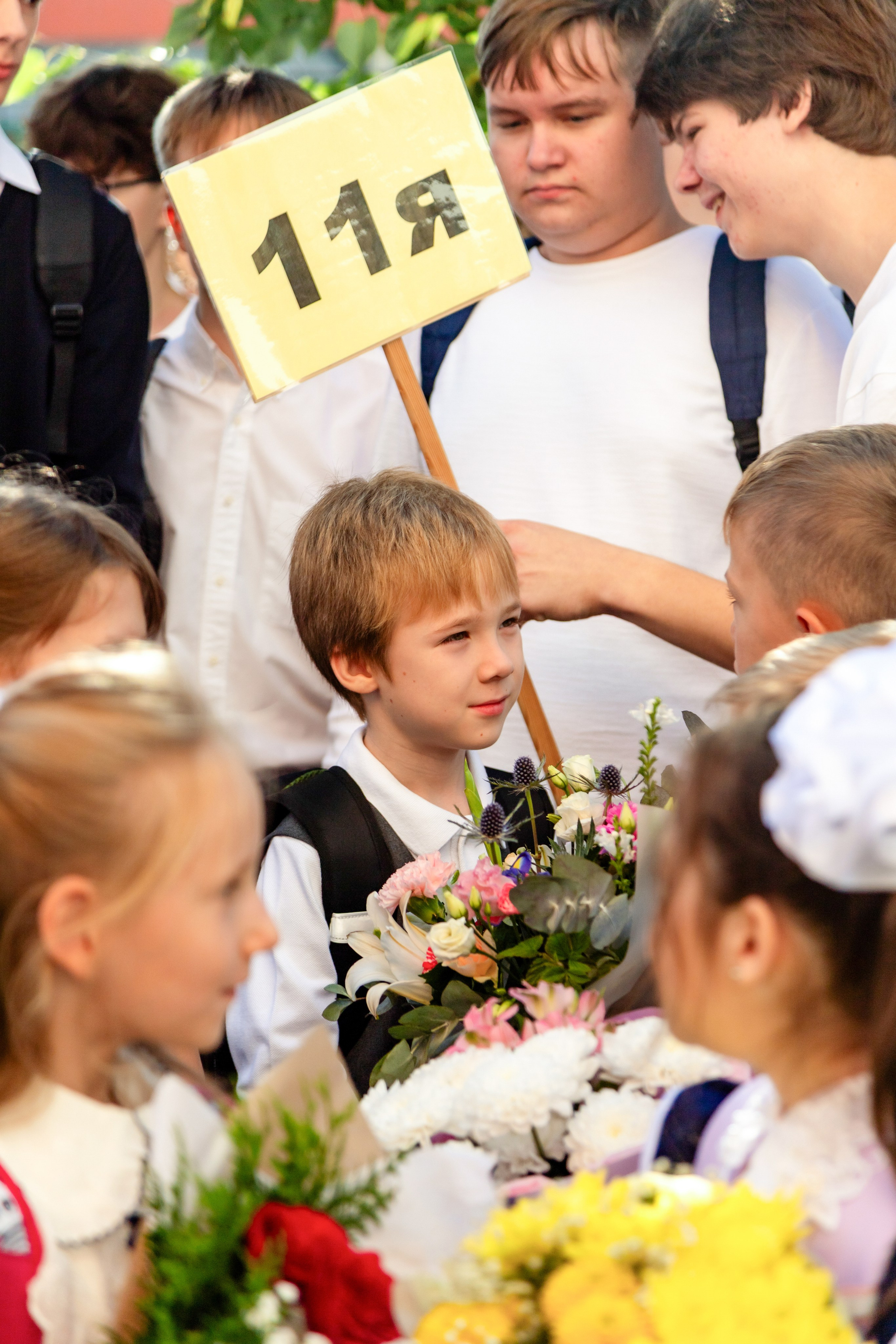 ПЕРВОЕ СЕНТЯБРЯ — линейка. Фотограф Алина Лебедь