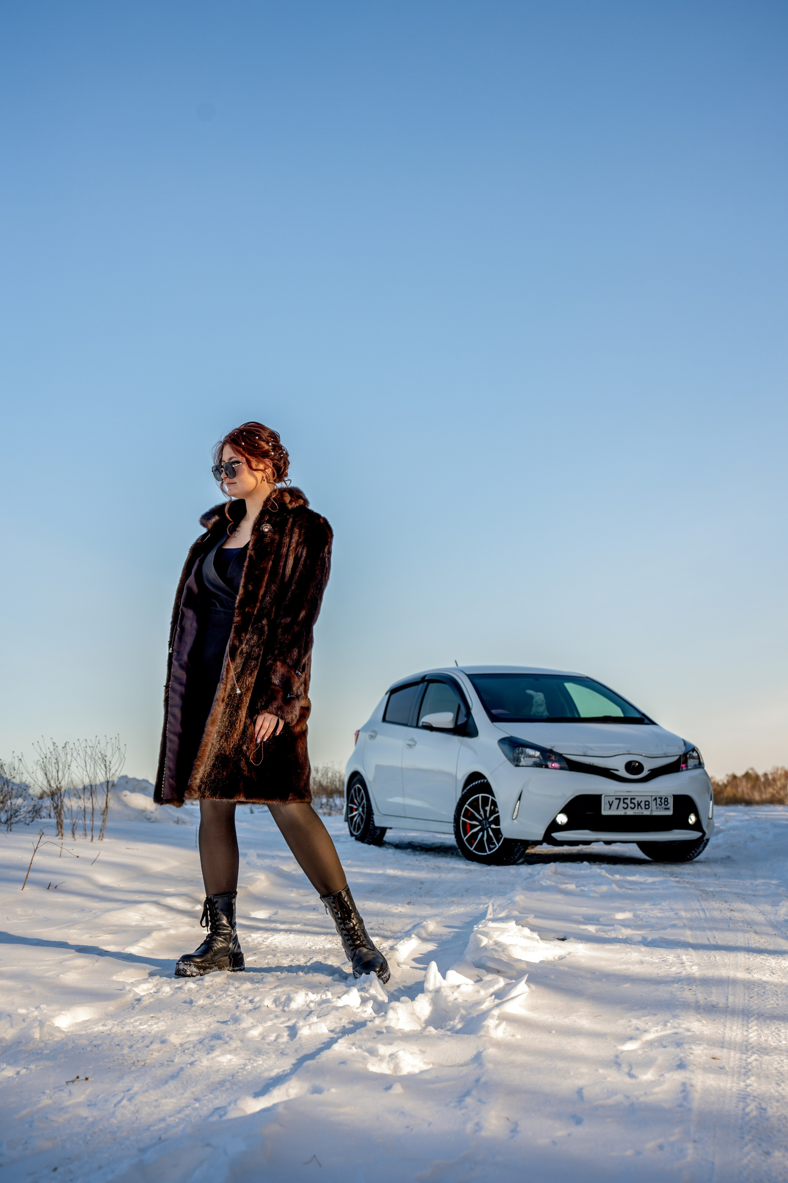 Ульяна и Toyota Vitz 25'. Фотограф, видеограф и пилот дрона на Байкале