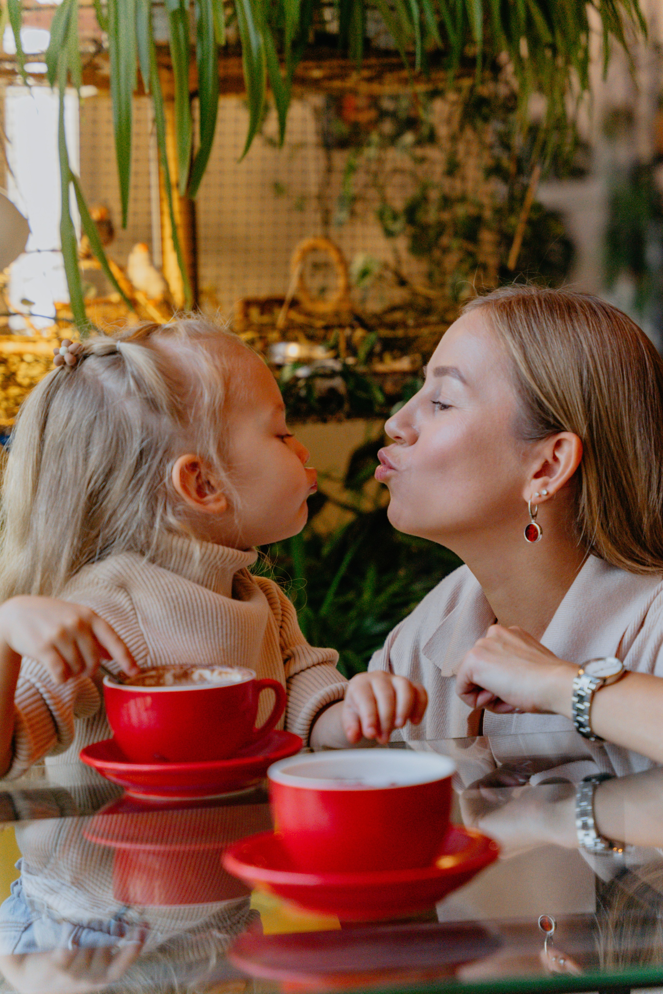 Мама и доча. Лайф съемка