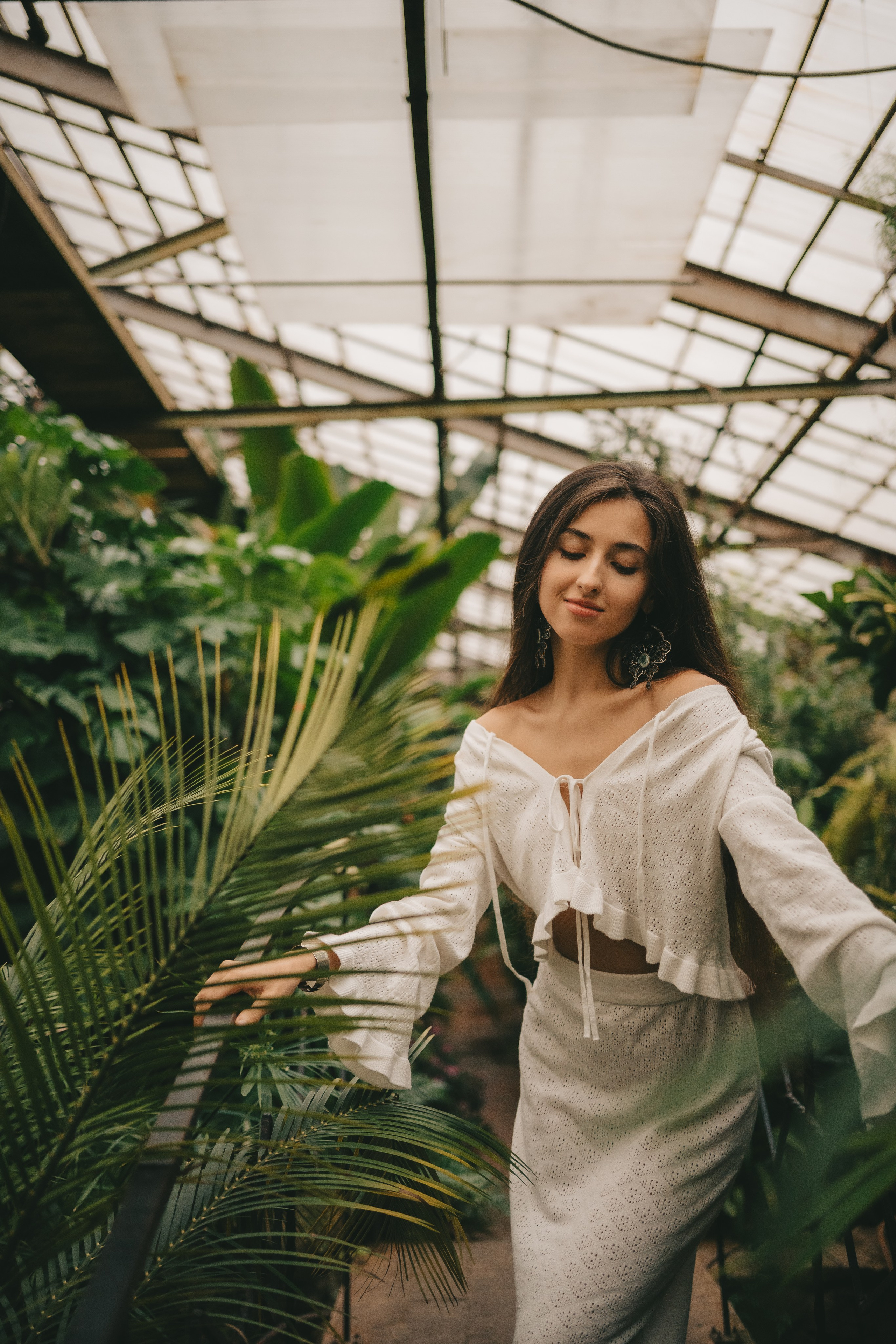 Портретная фотосессия в оранжерее. Портретный и семейный фотограф во Владивостоке Светлана Мухильченко