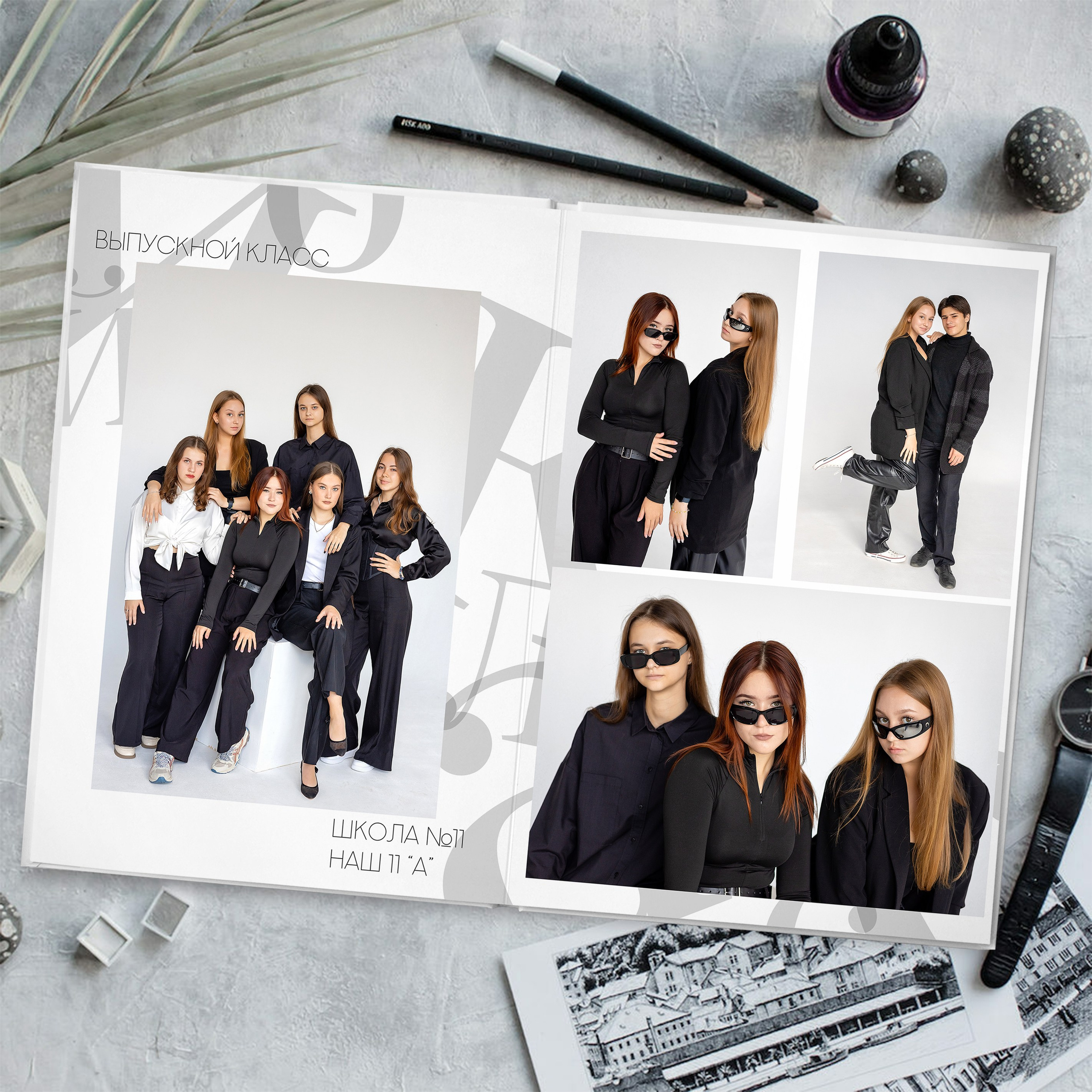 Дизайн «Белый». Стильный выпускной альбом Владивосток фотограф Вероника Мигачева