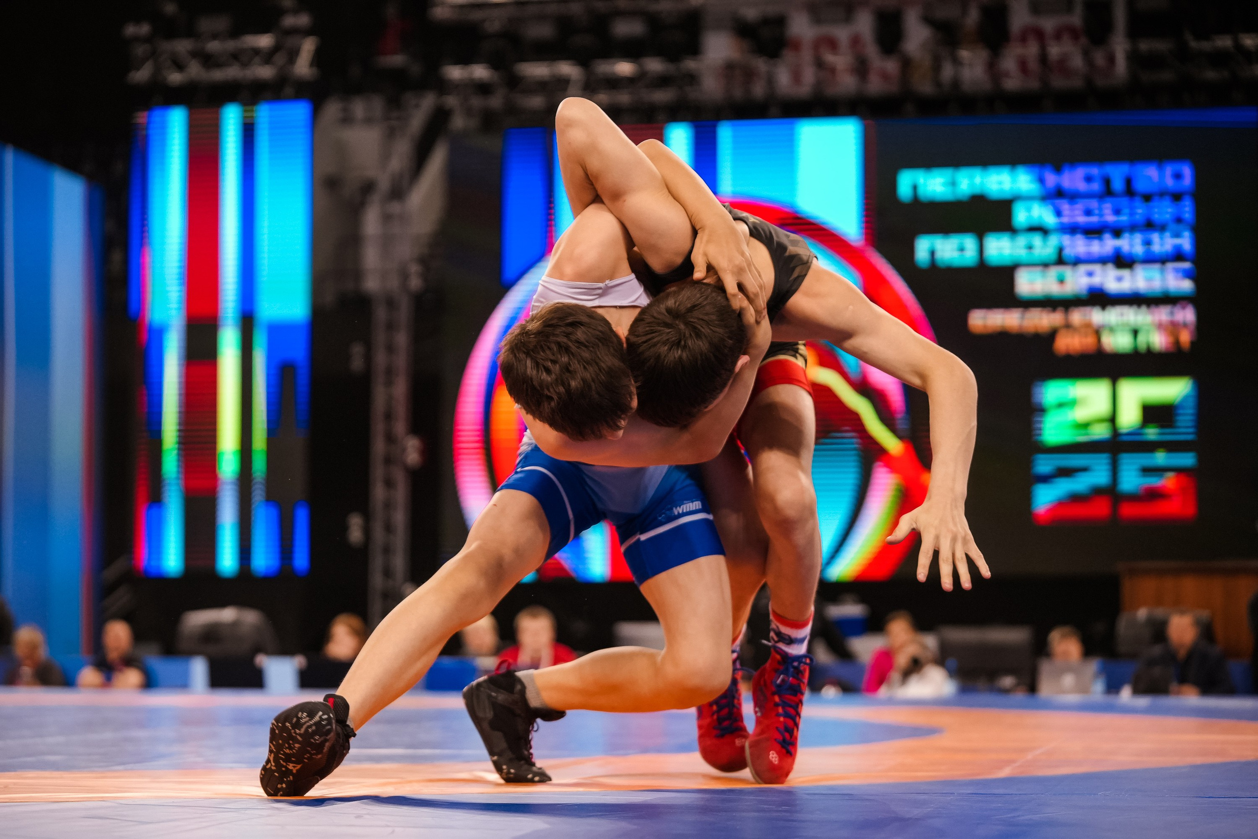 Первенство России по вольной борьбе среди юношей до 16 лет. Красноярск 2025. Фотограф Анна Герман. Красноярск