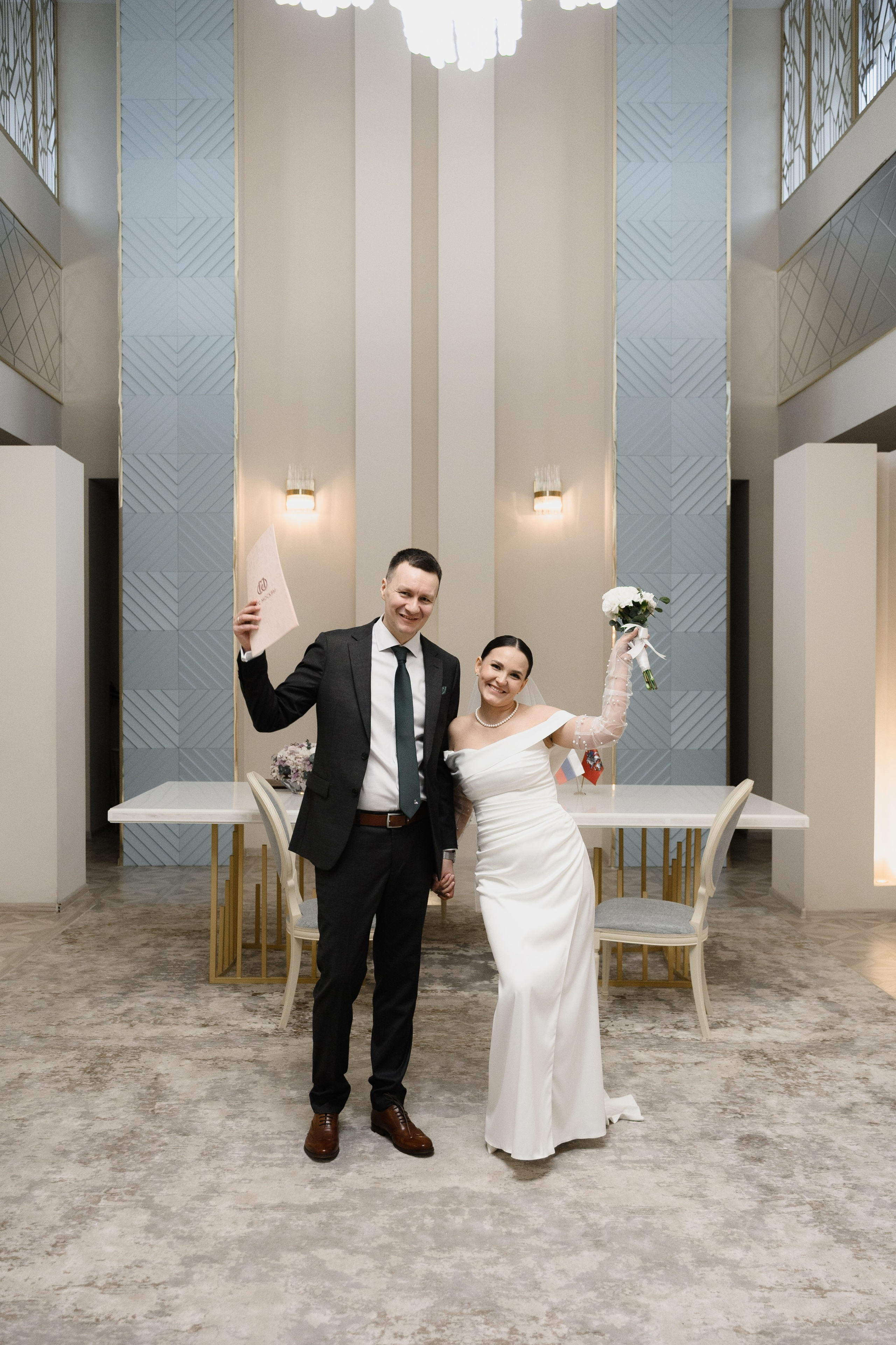 Наталья и Андрей. Савеловский загс. Свадебный фотограф Колотовкина Валентина Москва