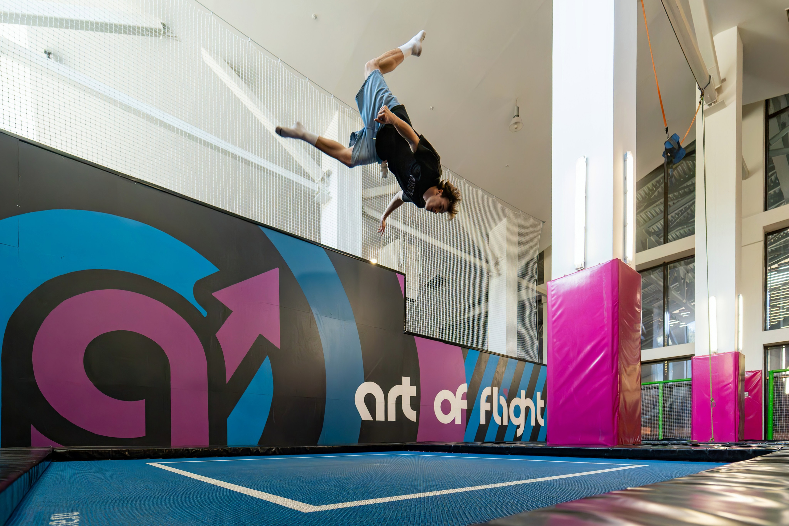 Контент съемка «Батутный центр Art of Flight». Репортажный фотограф в Красной Поляне и Сочи Павлюченко Екатерина