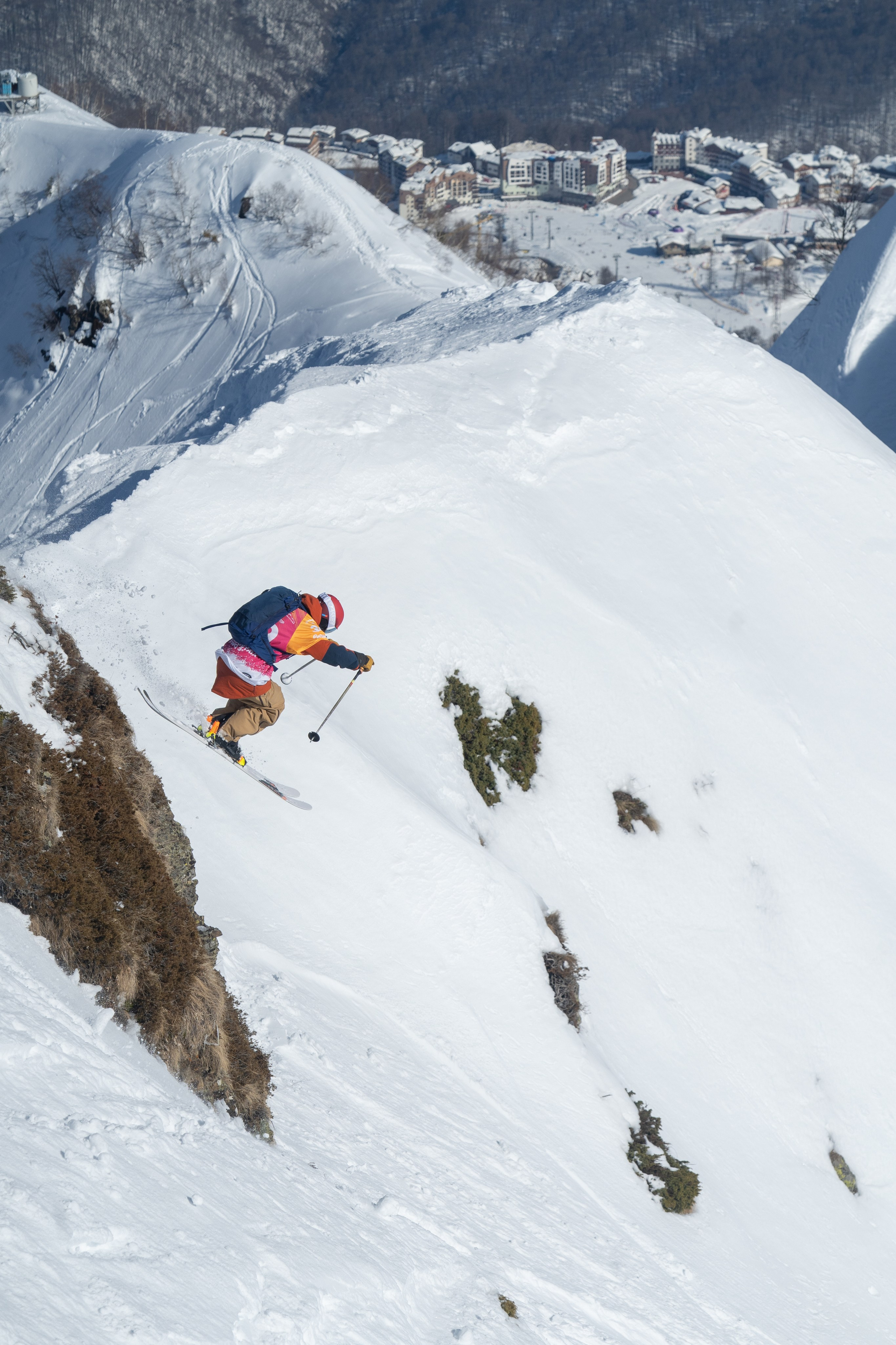 Freeride World Qualifier Rosa Khutor 2023. Репортажный фотограф в Красной Поляне и Сочи Павлюченко Екатерина
